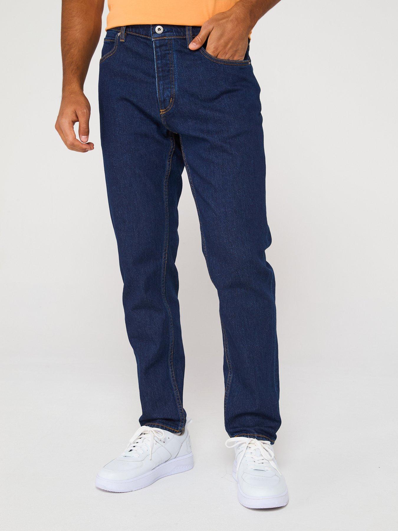 undefined Brody Tapered Fit Jeans - Medium Blue