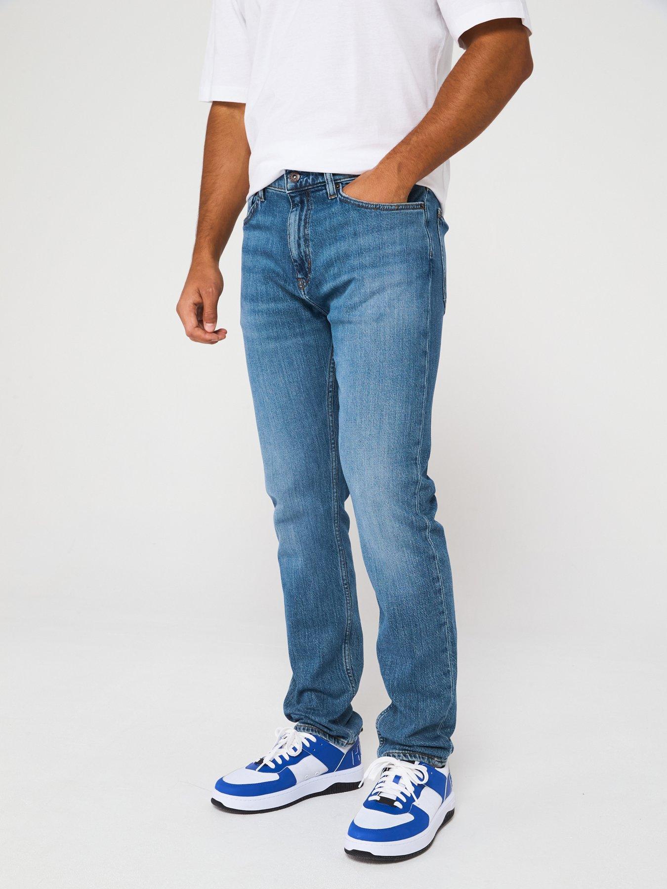 undefined Blue Ash Slim Fit Jeans - Mid Blue