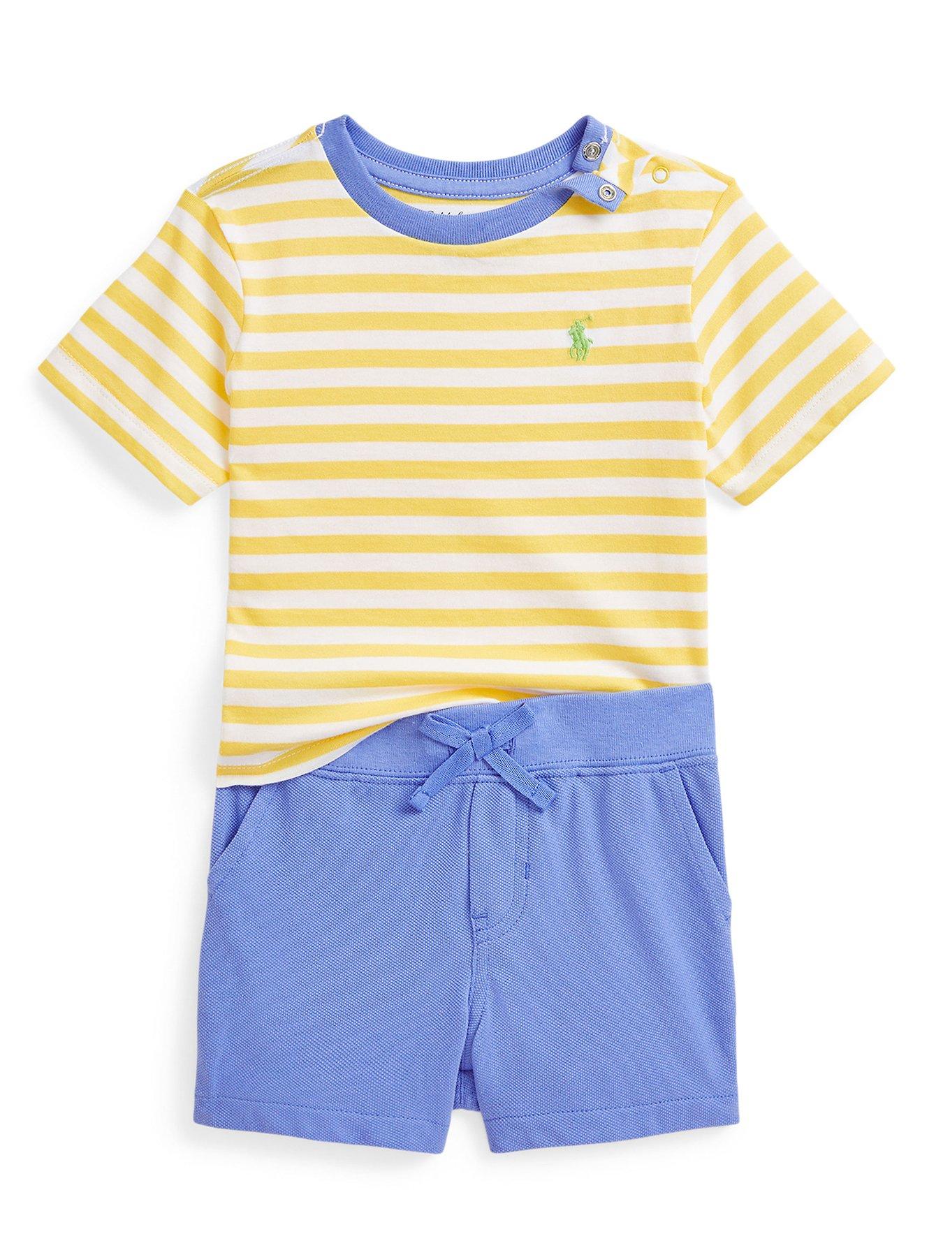 undefined Baby Boys Stripe T-Shirt And Short Set - Multi