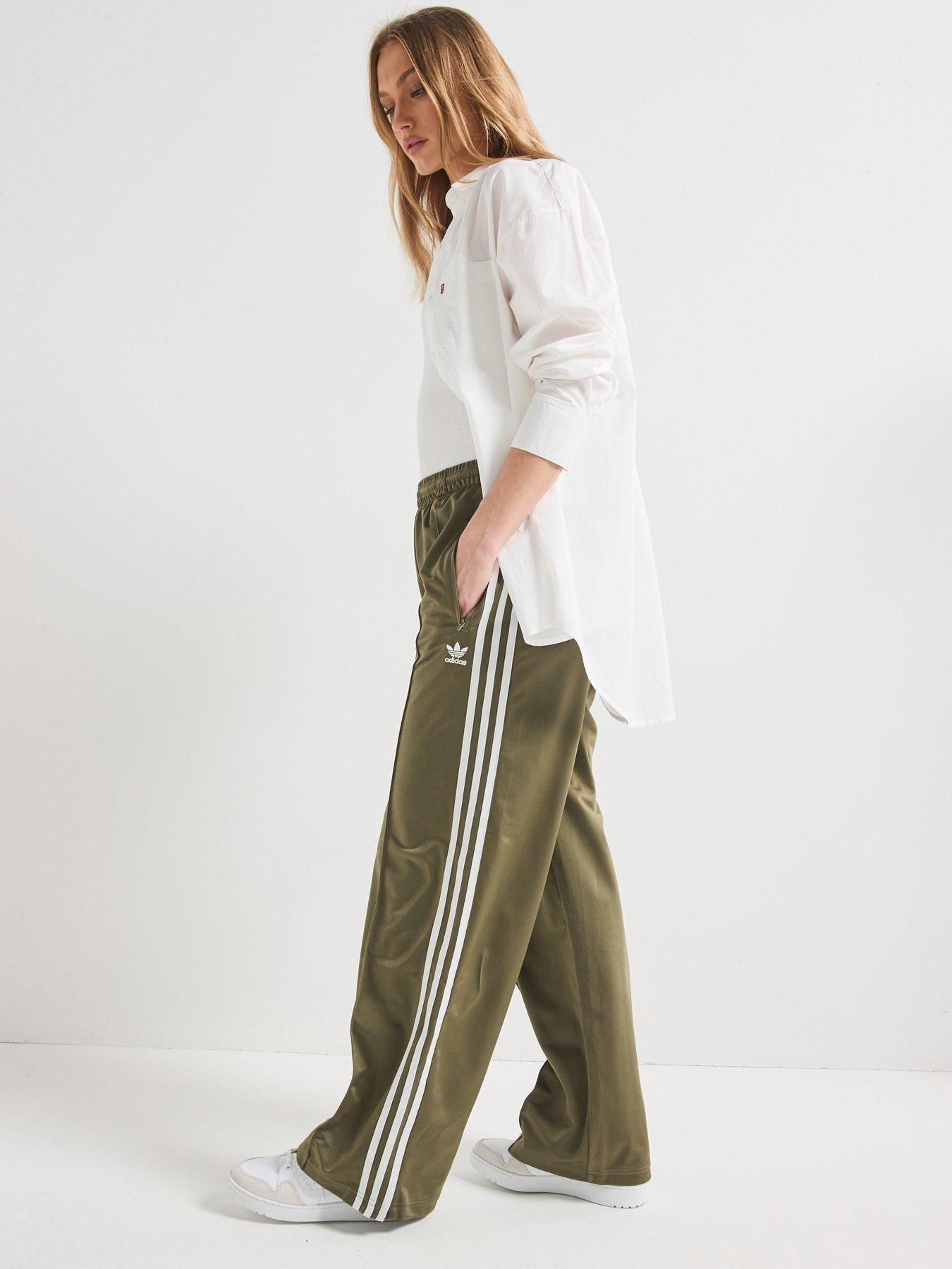 undefined Women's Plus Size Firebird Loose Tracksuit Pants - Green