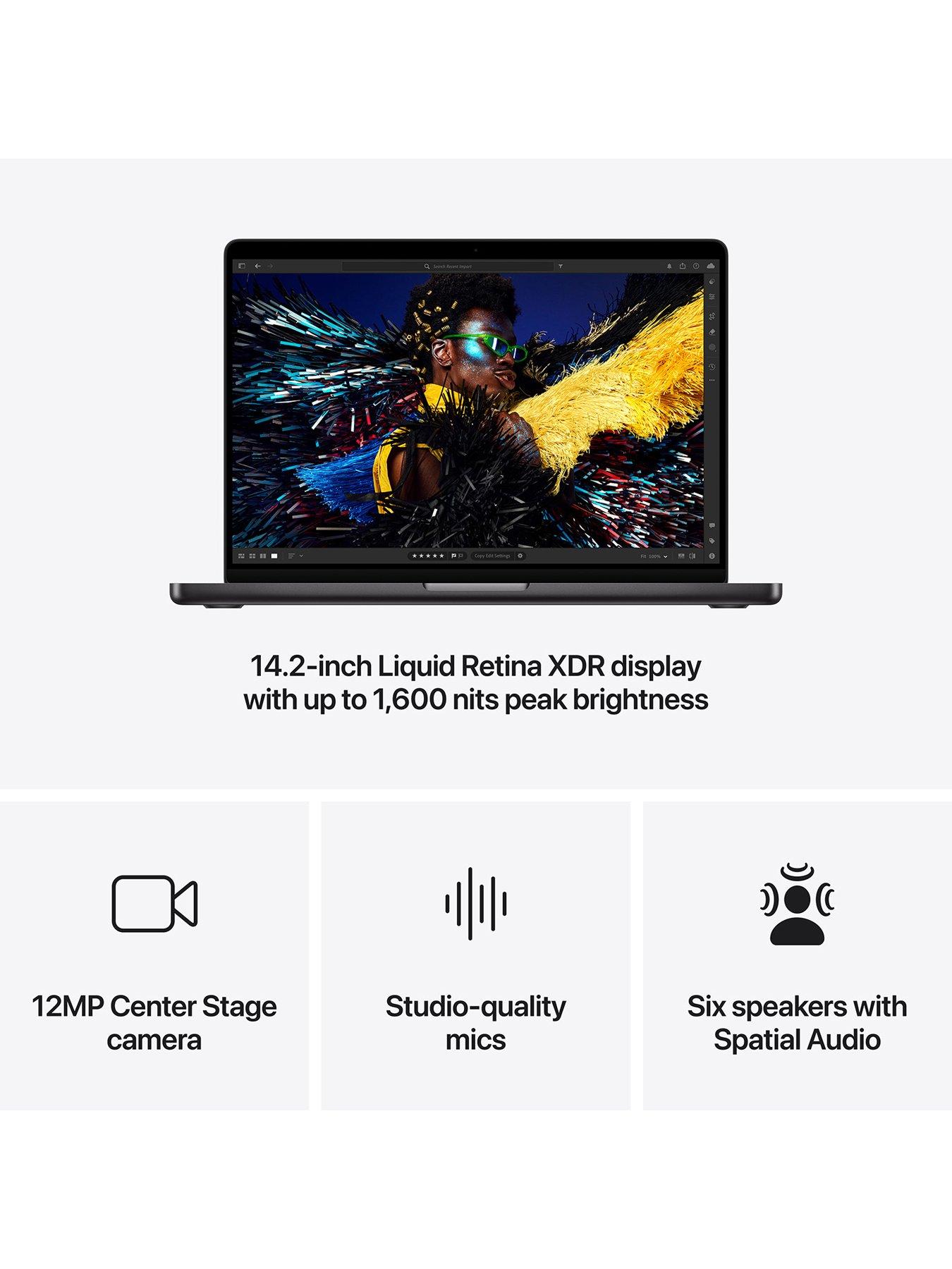 Image 6 of 8 of Apple MacBook Pro (M4 Max, 2024) 14 inch with 14-core CPU and 32-core GPU, 36GB Unified Memory, 1TB SSD - Space Black