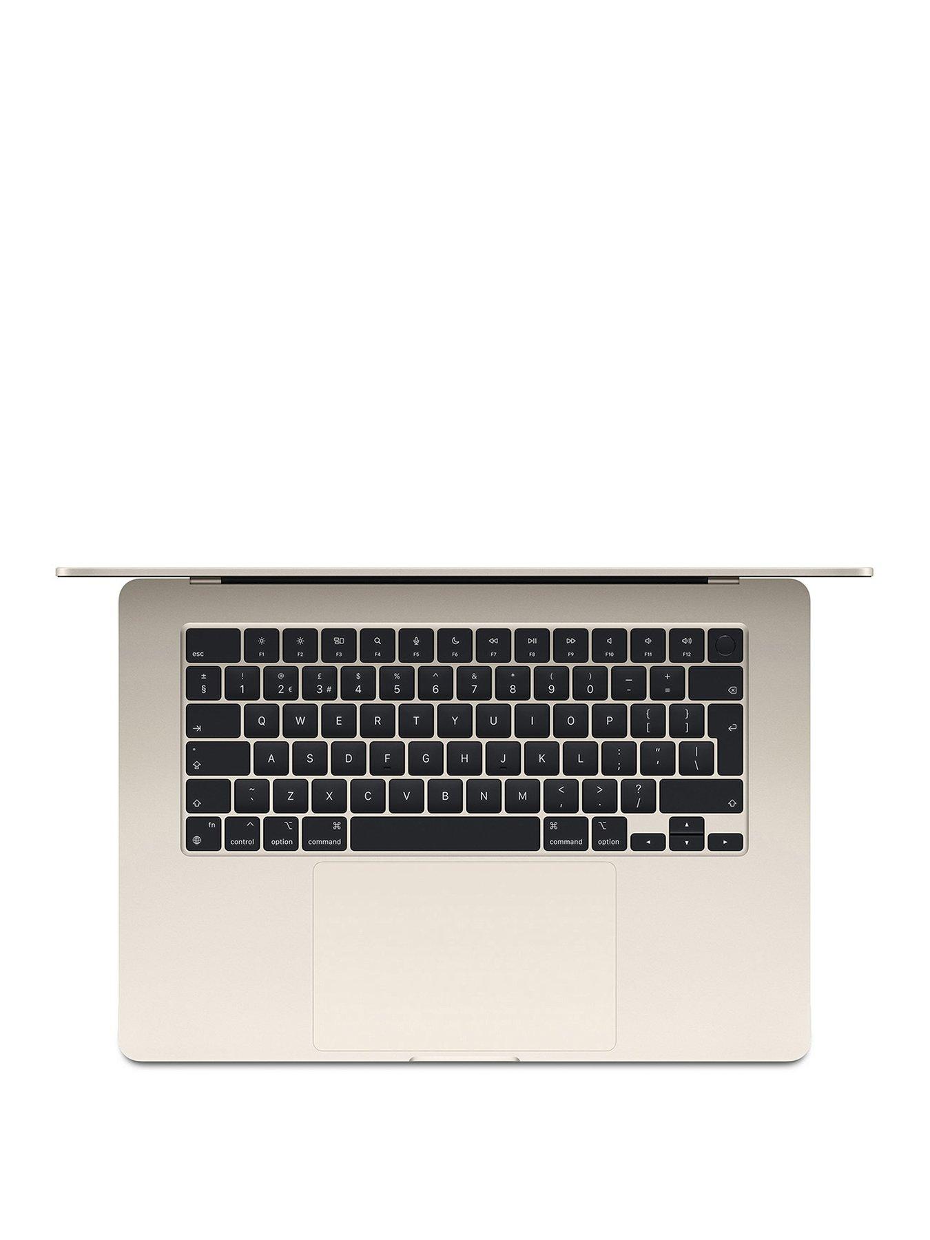 Image 2 of 8 of Apple MacBook Air (M3, 2024) 15 inch with 8-core CPU and 10-core GPU, 16GB Unified Memory, 256GB SSD - Starlight
