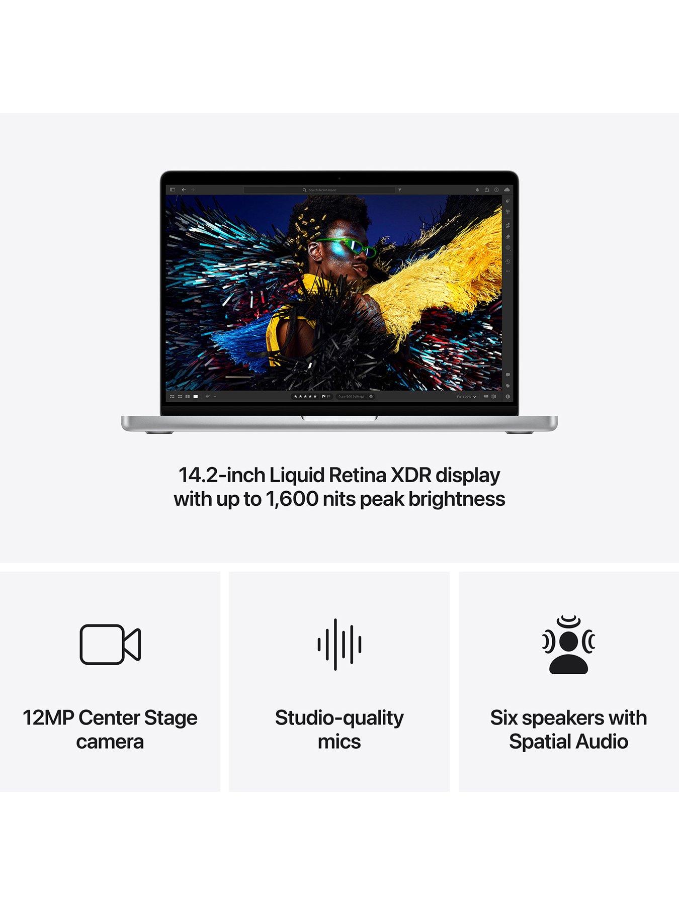 Image 5 of 7 of Apple MacBook Pro (M4, 2024) 14 inch with 10-core CPU and 10-core GPU, 16GB Unified Memory, 512GB SSD - Silver