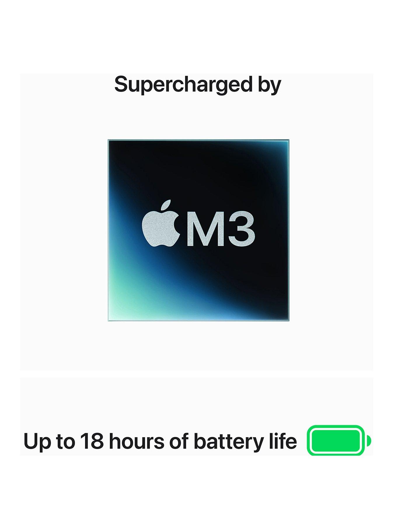 Image 3 of 8 of Apple MacBook Air (M3, 2024) 13 inch with 8-core CPU and 8-core GPU, 16GB Unified Memory, 256GB SSD - Starlight