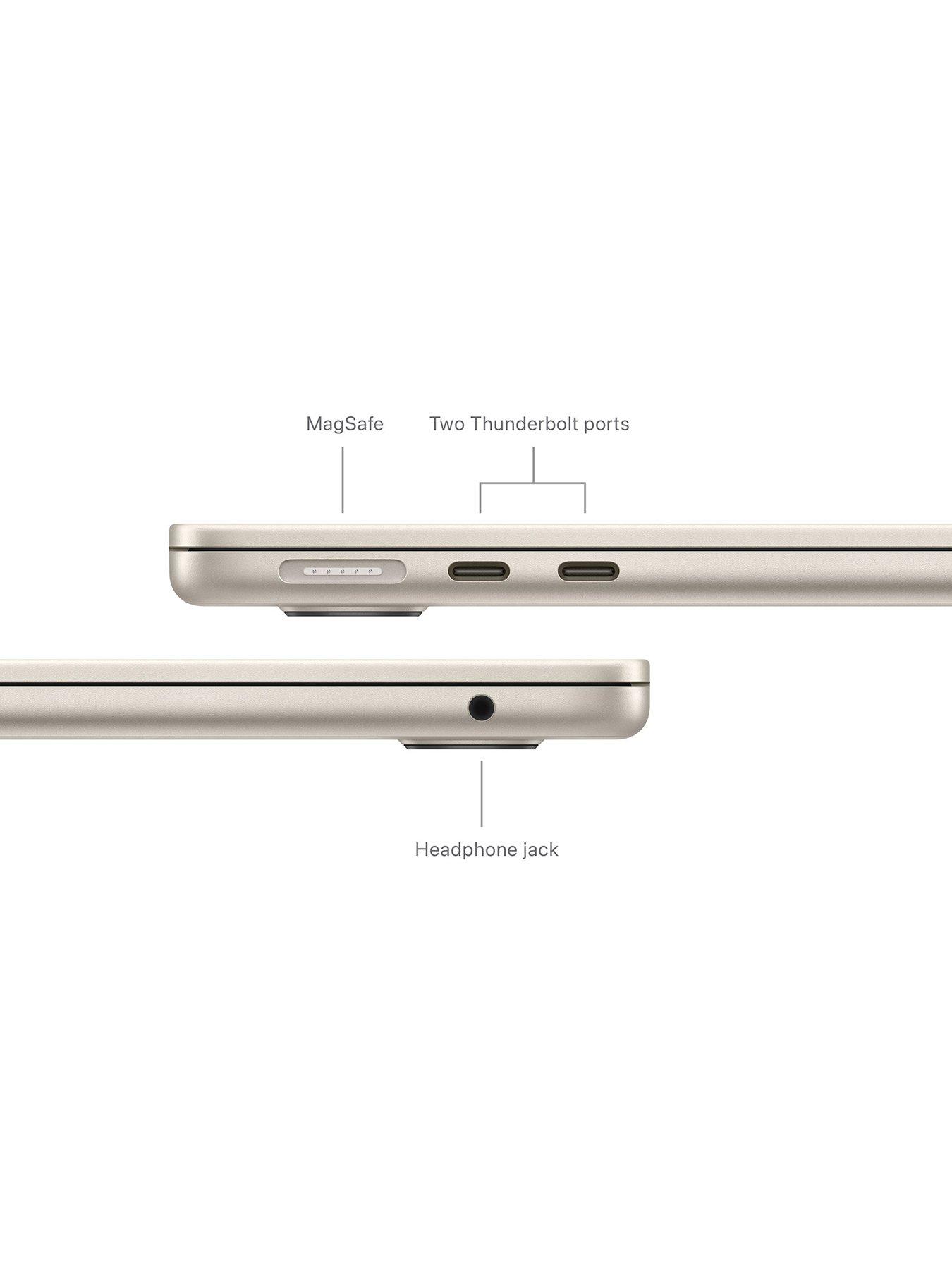 Image 5 of 8 of Apple MacBook Air (M3, 2024) 13 inch with 8-core CPU and 8-core GPU, 16GB Unified Memory, 256GB SSD - Starlight