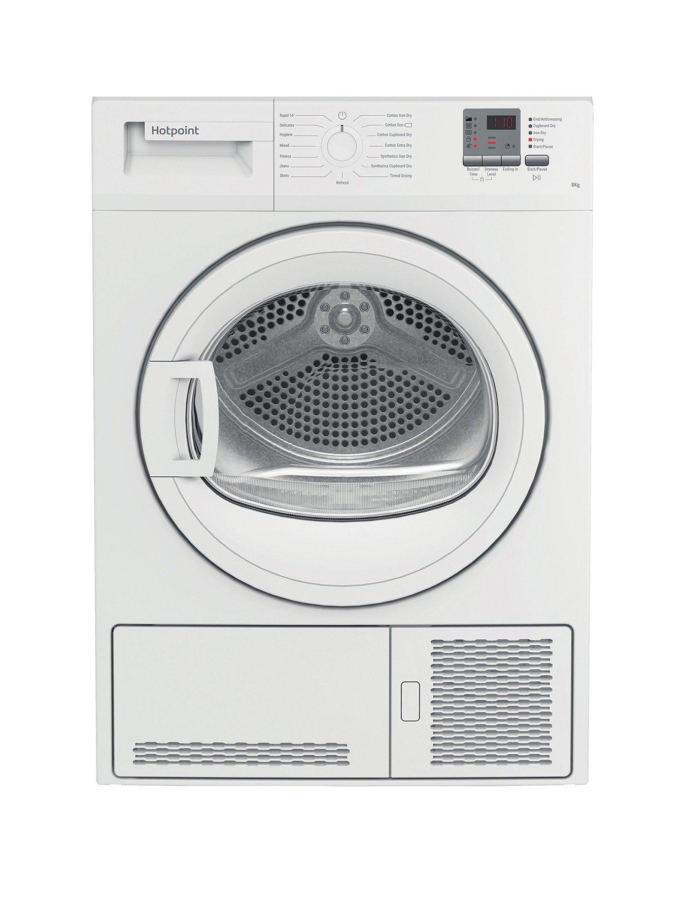 Hotpoint CHDC82WWGDUK - 8Kg Condenser - Dryers - White