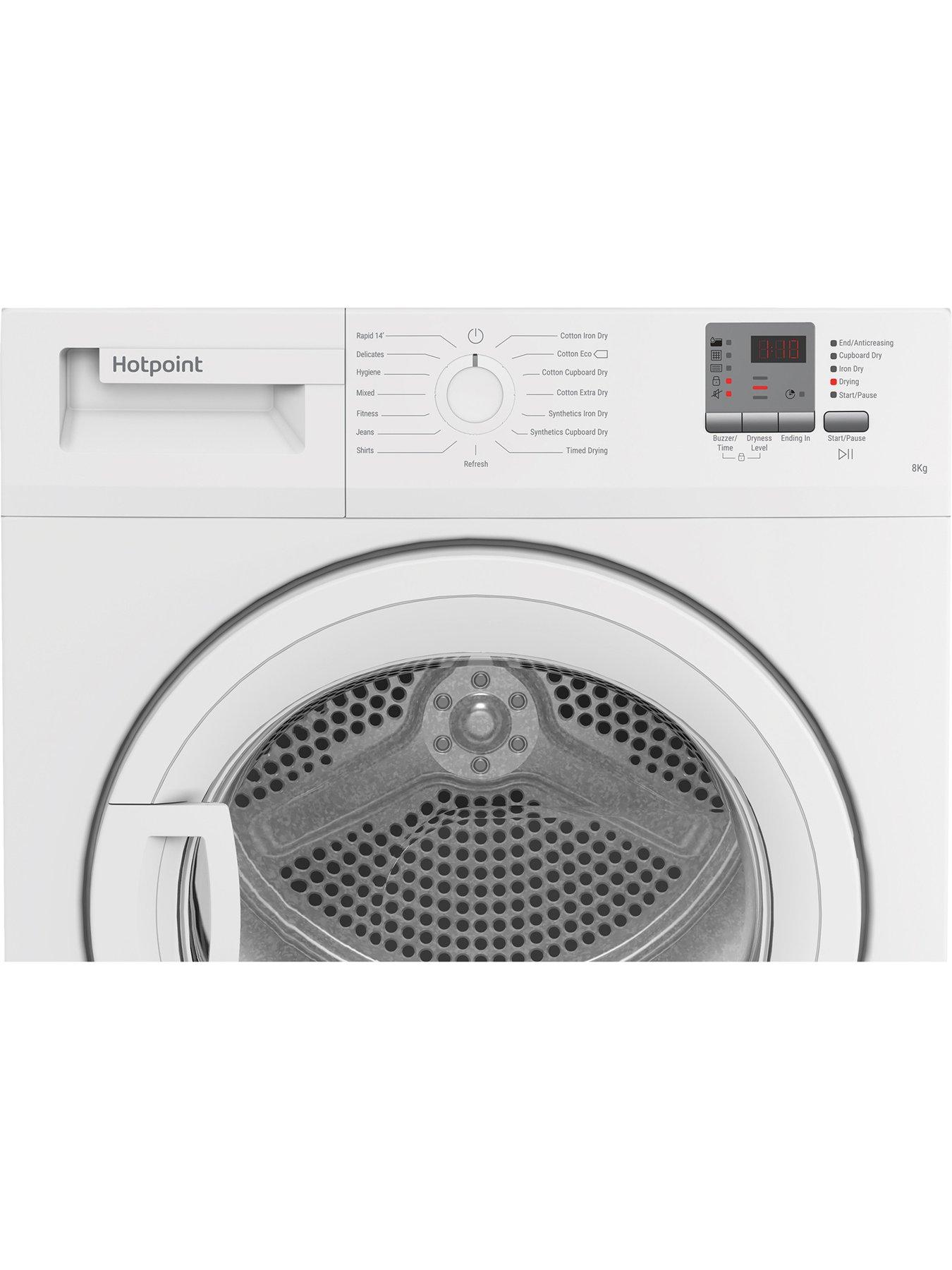 Image 6 of 7 of Hotpoint CHDC82WWGDUK - 8Kg Condenser - Dryers - White