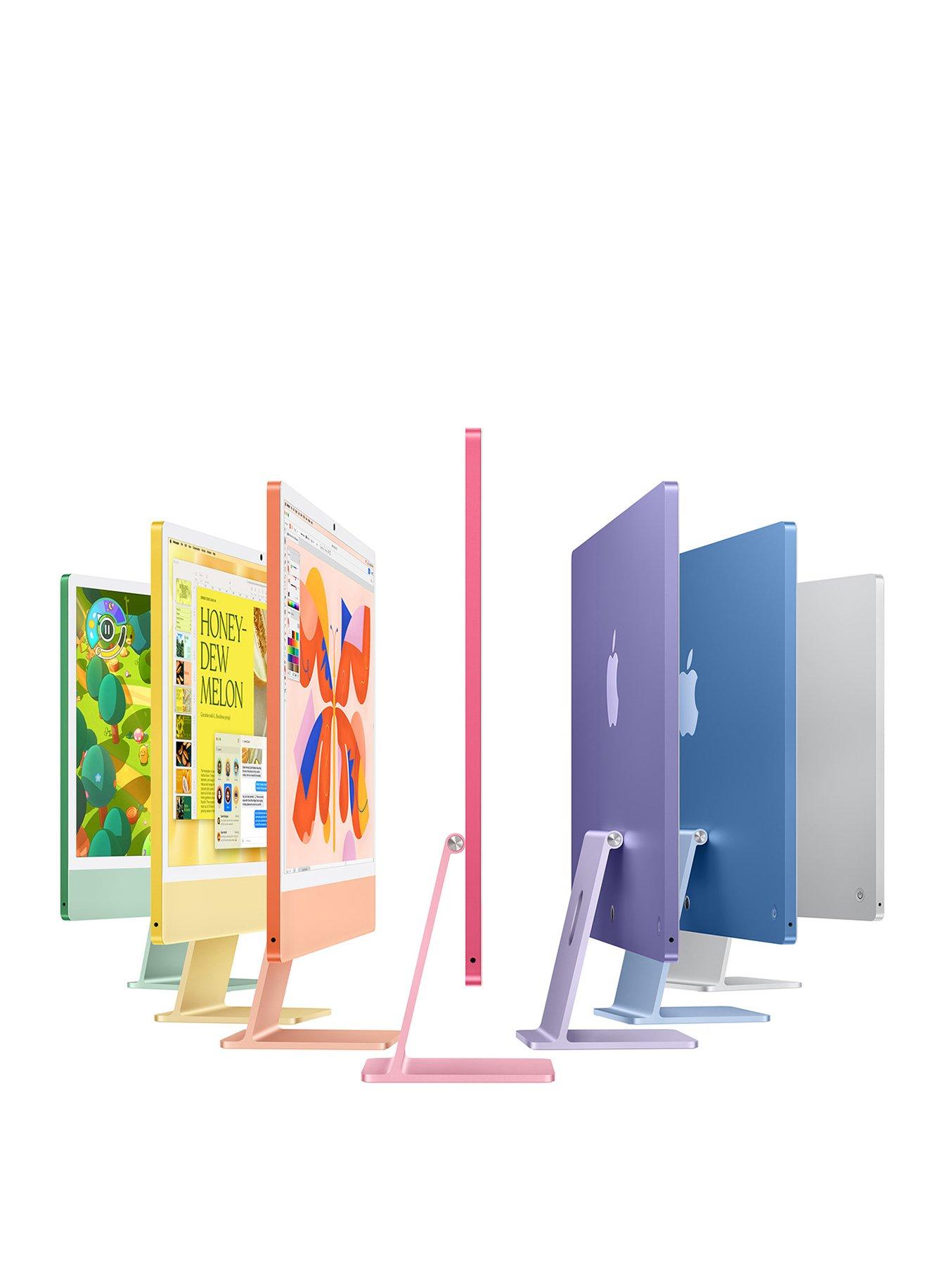 Image 3 of 7 of Apple iMac (M4, 2024) 24 inch with Retina 4.5K display, 8-core CPU and 8-core GPU, 256GB SSD - Pink