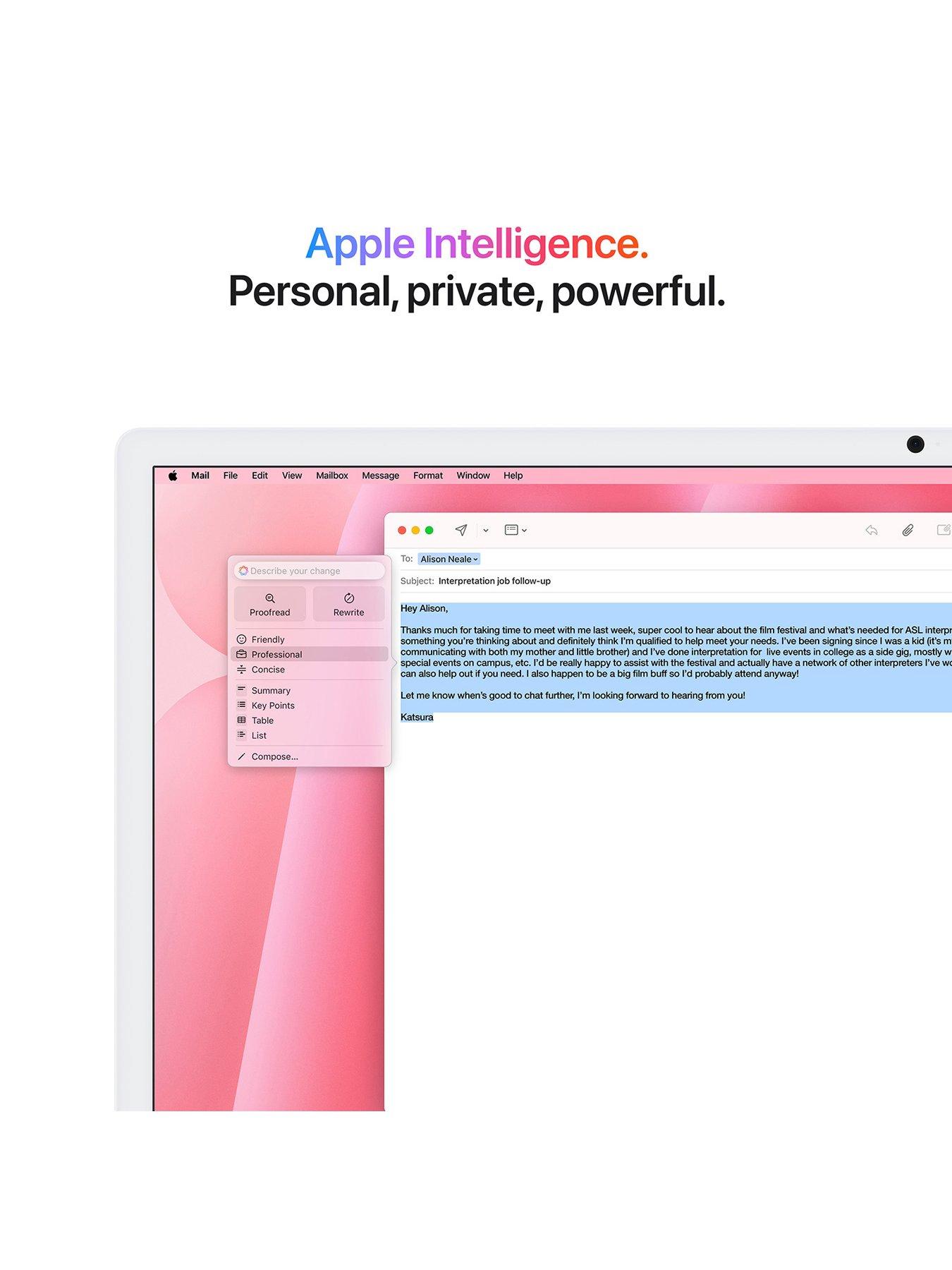 Image 4 of 7 of Apple iMac (M4, 2024) 24 inch with Retina 4.5K display, 8-core CPU and 8-core GPU, 256GB SSD - Pink
