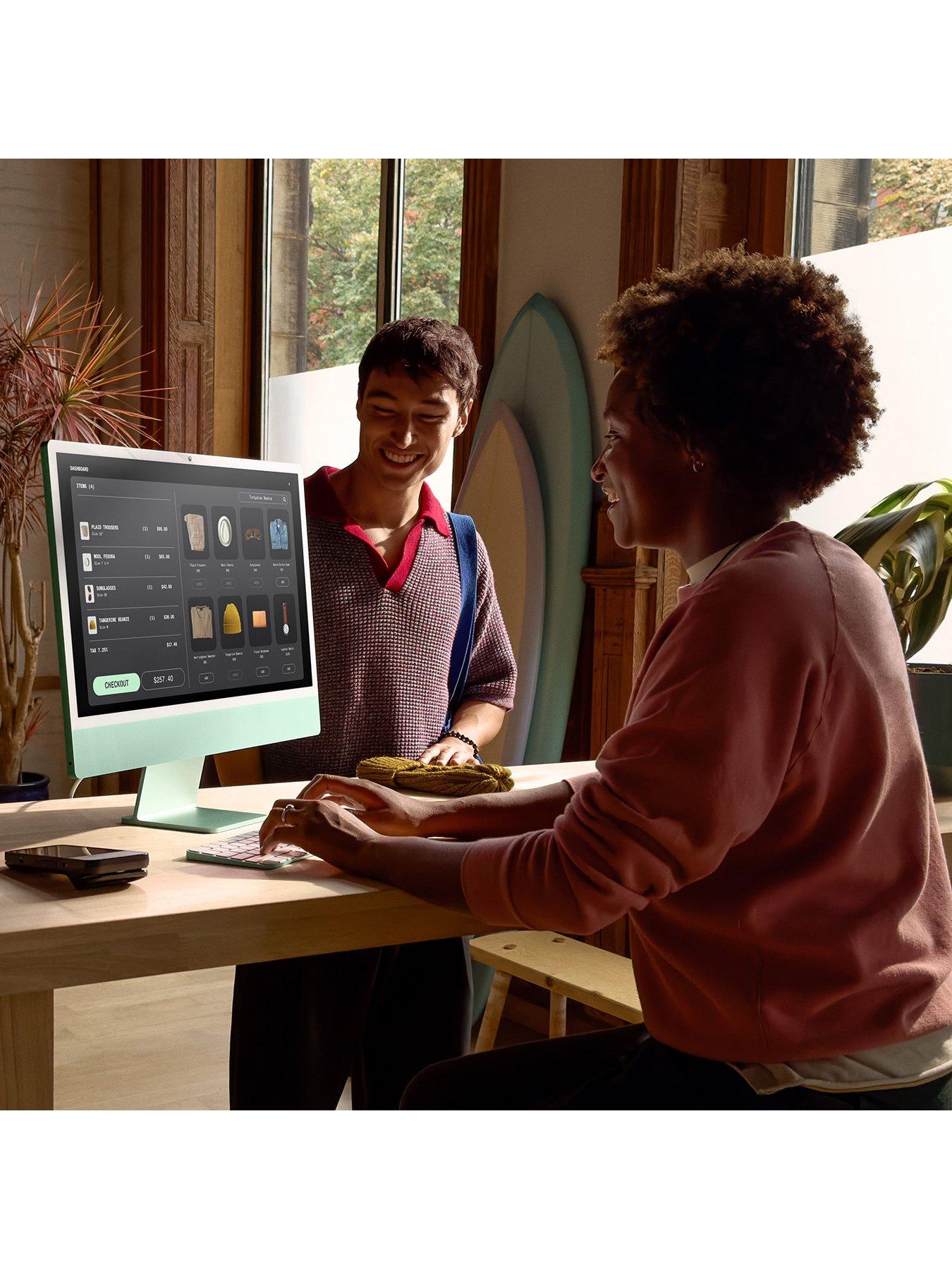 Image 6 of 7 of Apple iMac (M4, 2024) 24 inch with Retina 4.5K display, 8-core CPU and 8-core GPU, 256GB SSD - Pink