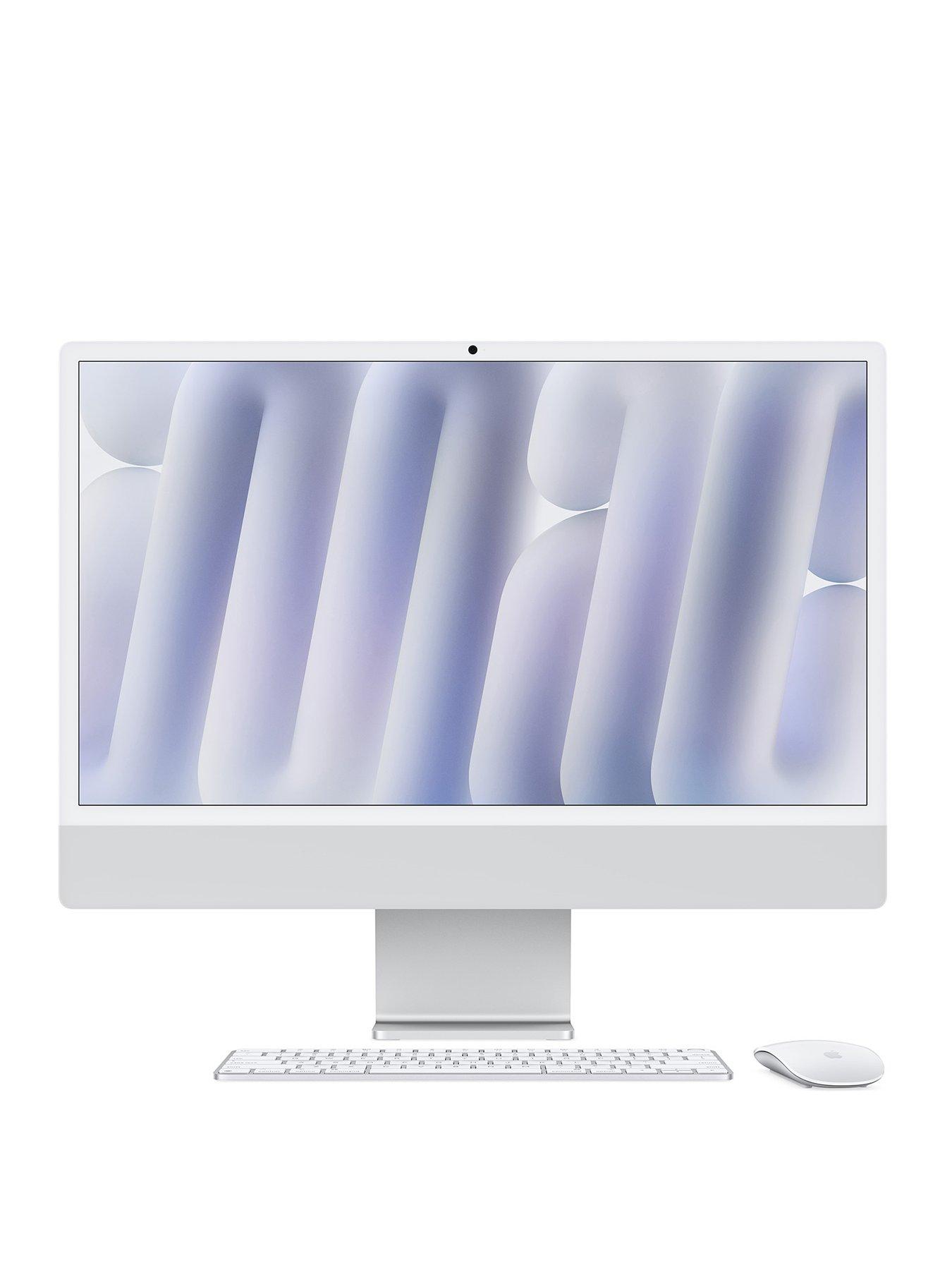 undefined iMac (M4, 2024) 24 inch with Retina 4.5K display, Nano-texture glass, 10-core CPU and 10-core GPU, 256GB SSD - Silver