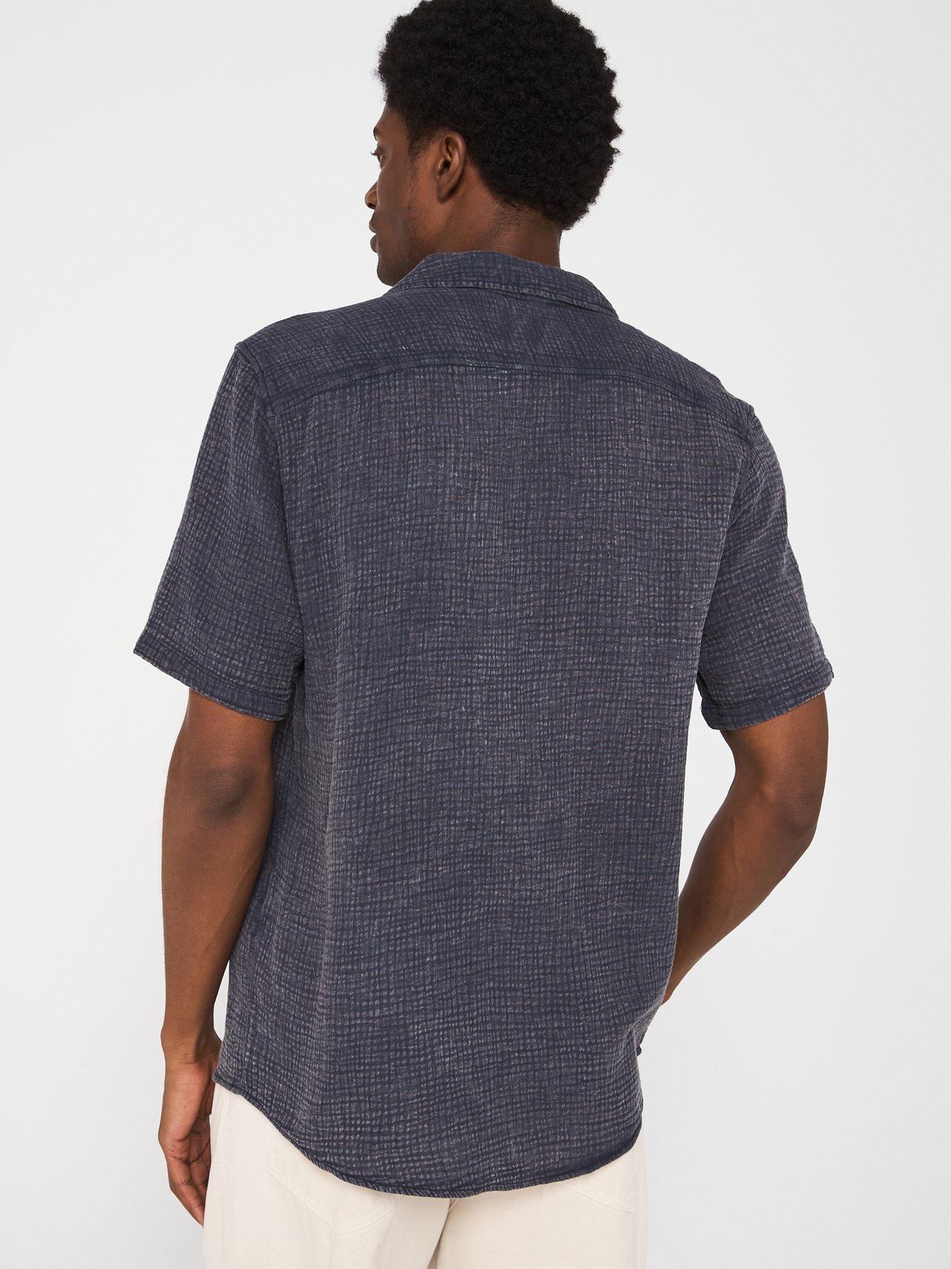 Image 2 of 4 of ONLY & SONS Only &amp; Sons Ralph Washed Short Sleeve Resort Shirt