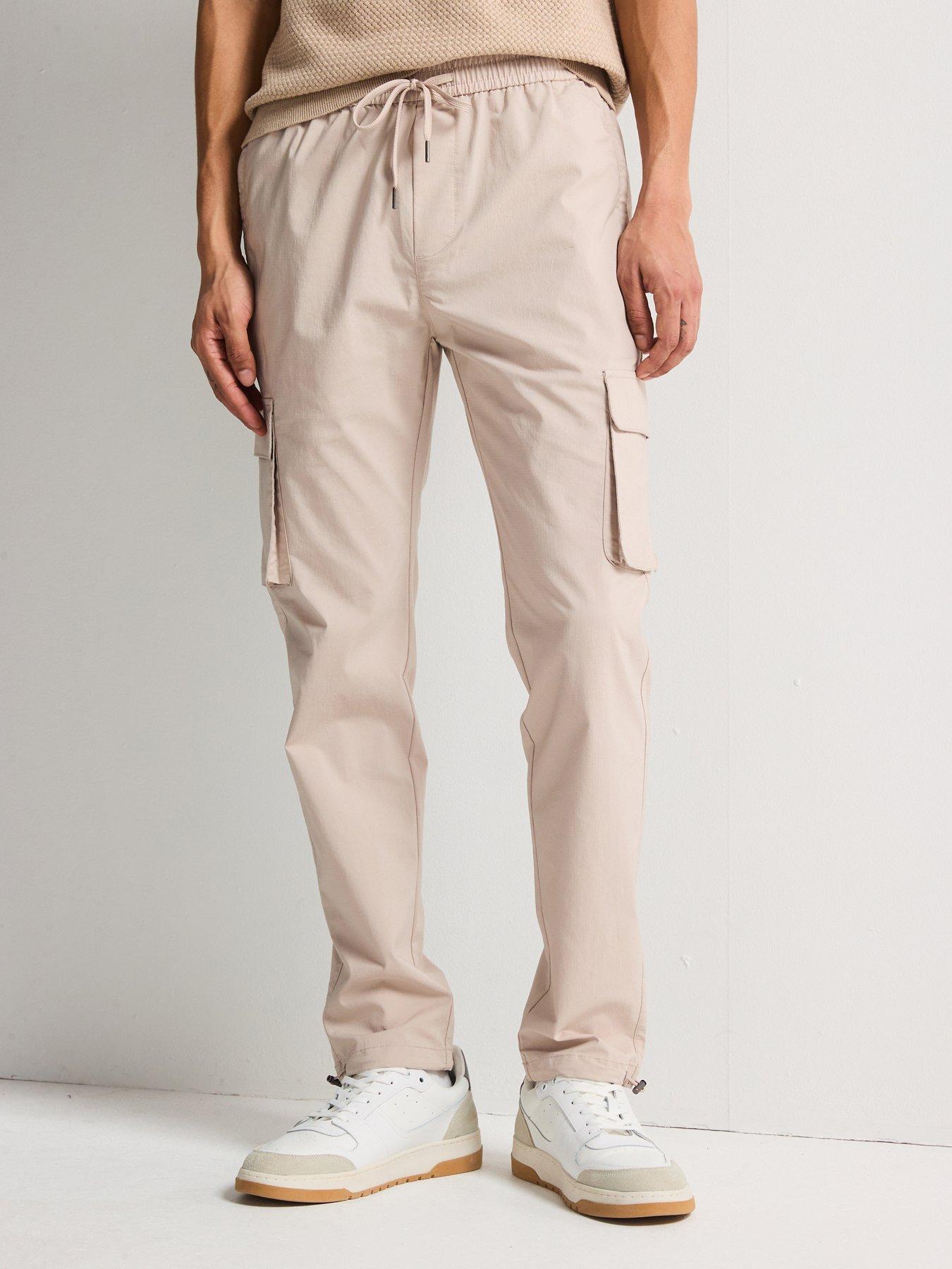 undefined Common Cargo Trousers - Light Beige