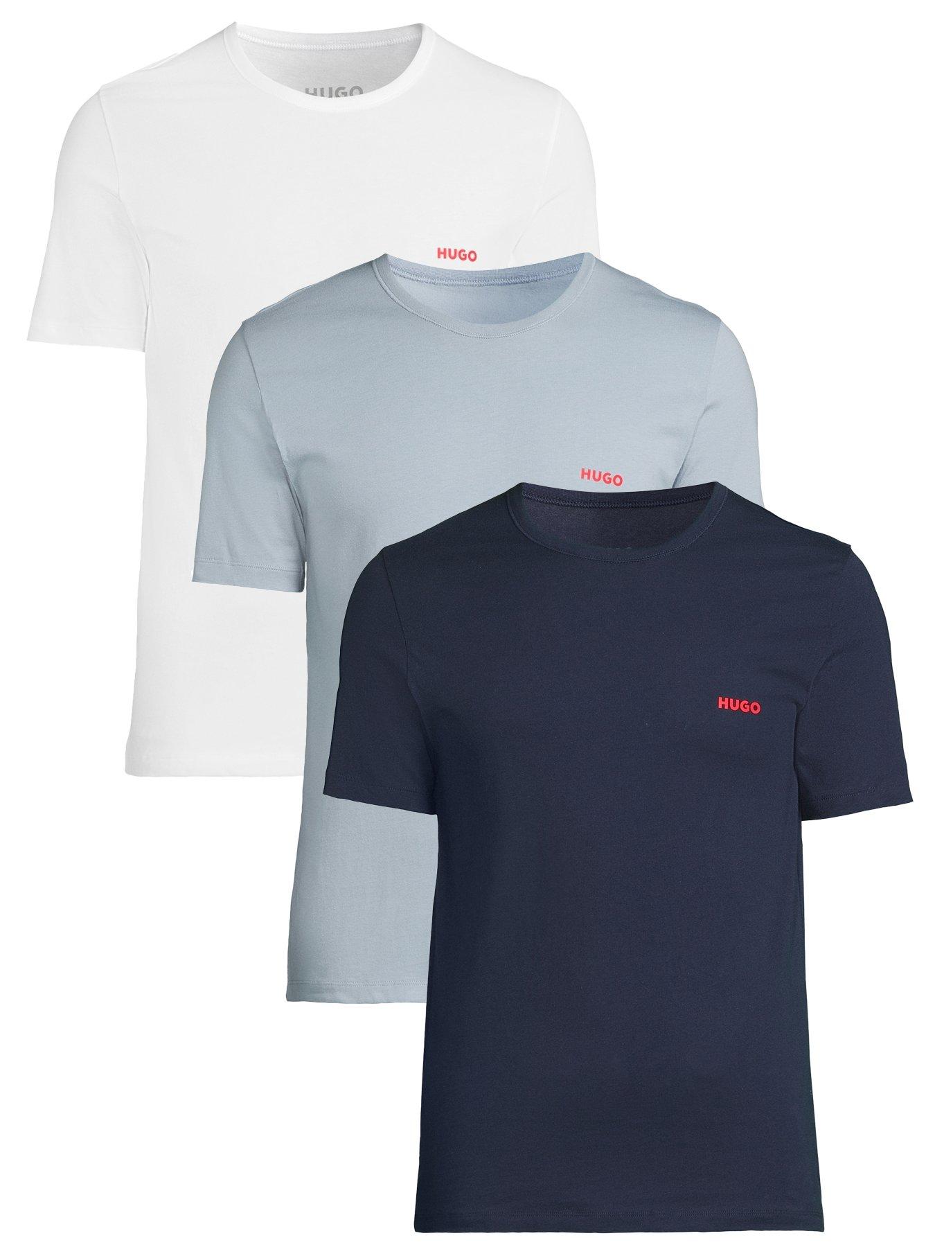 undefined 3 Pack Crew Neck T-Shirt - Assorted