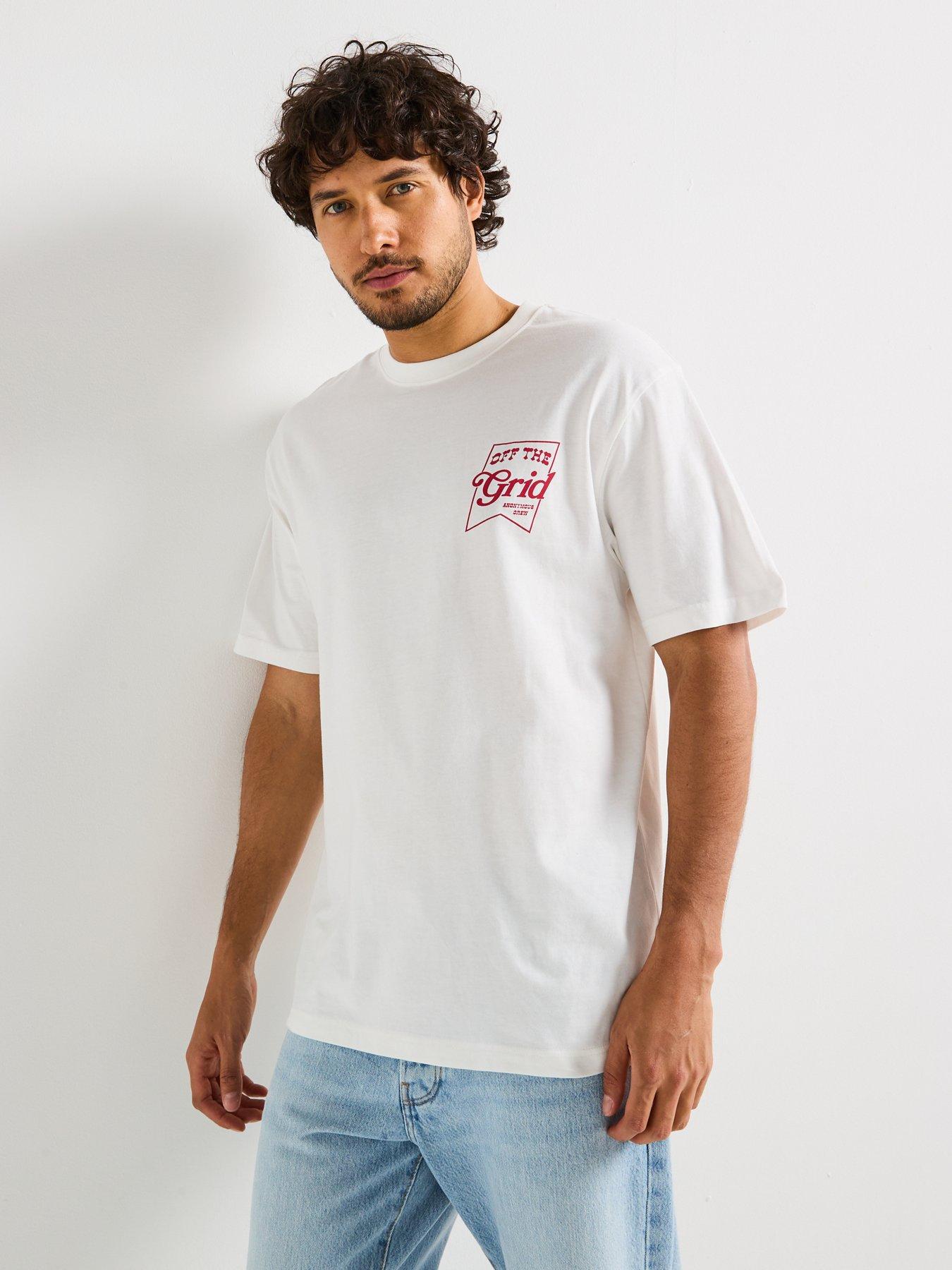 Image 2 of 5 of ONLY & SONS Only &amp; Sons Damon Relaxed Fit Short Sleeve T-shirt