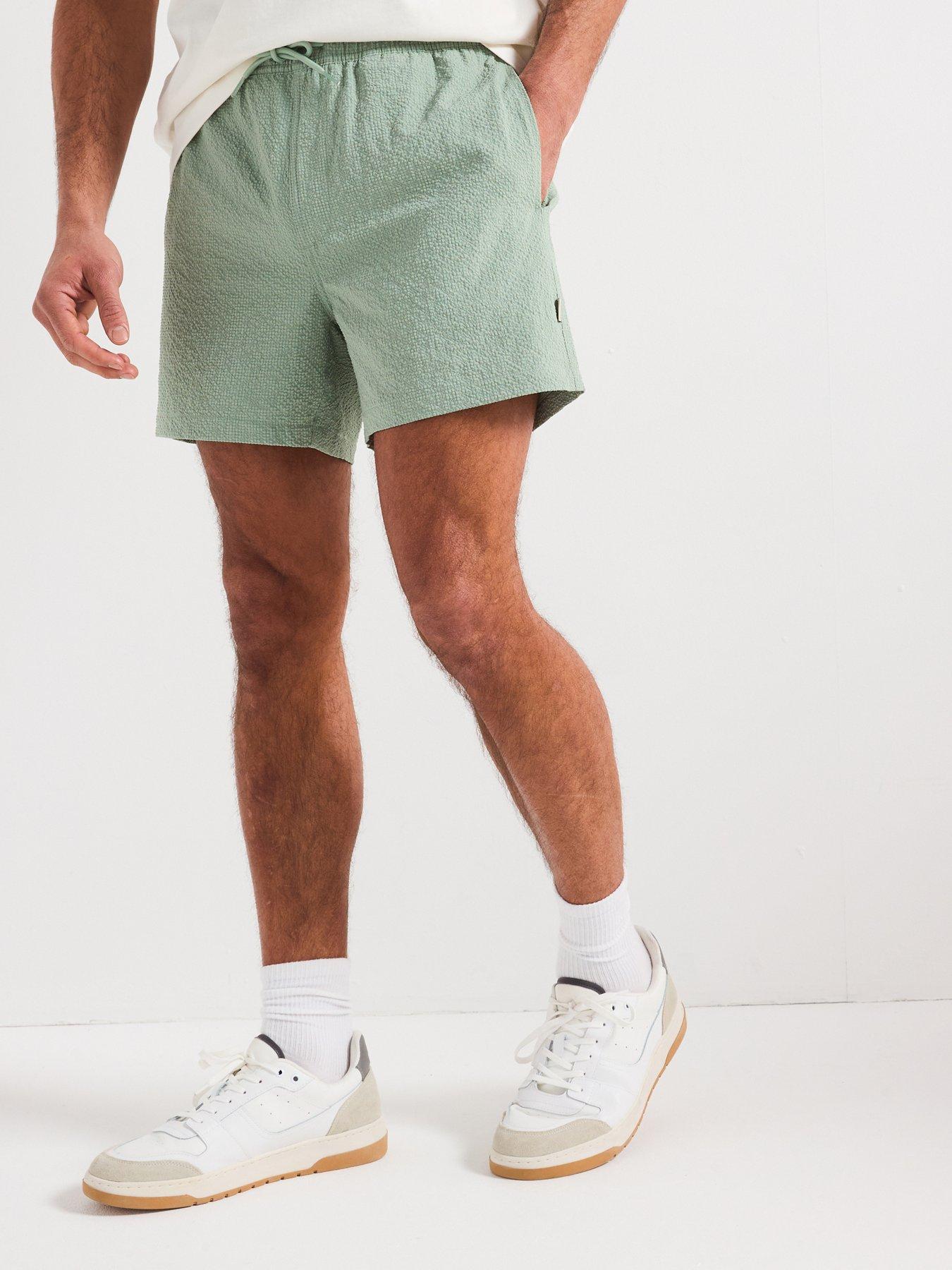 undefined Only  &  Sons Ted Life Solid Seersucker Swim Shorts