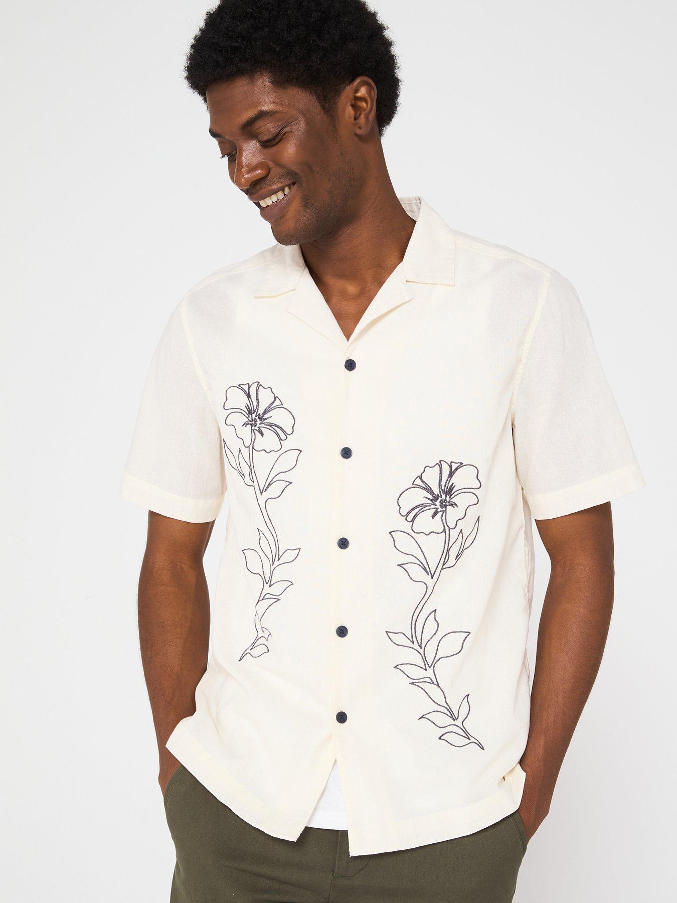 undefined Gali RLX Resort Short Sleeve Shirt - Egret