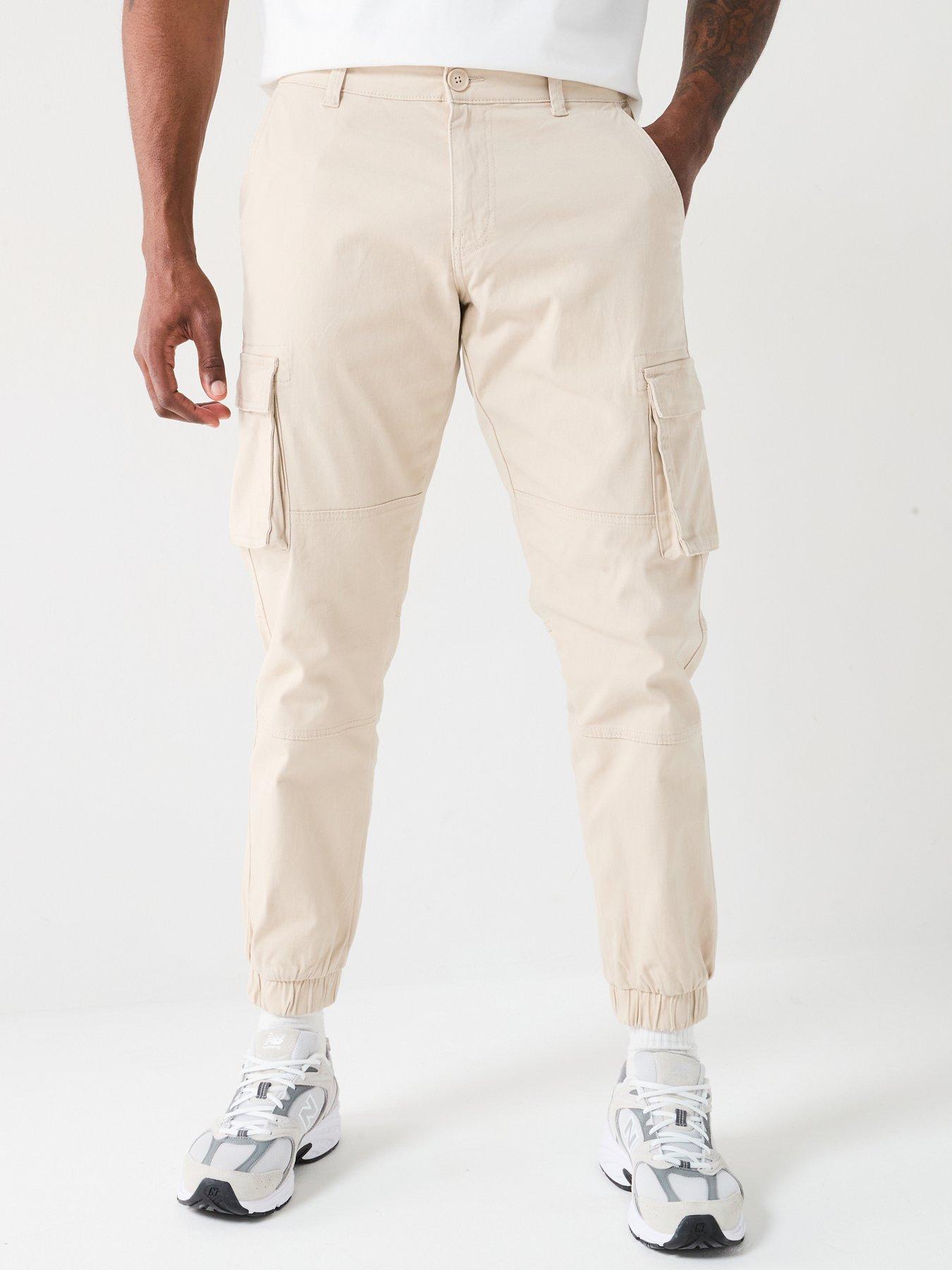 undefined Cam Cuffed Cargo Trousers - Beige