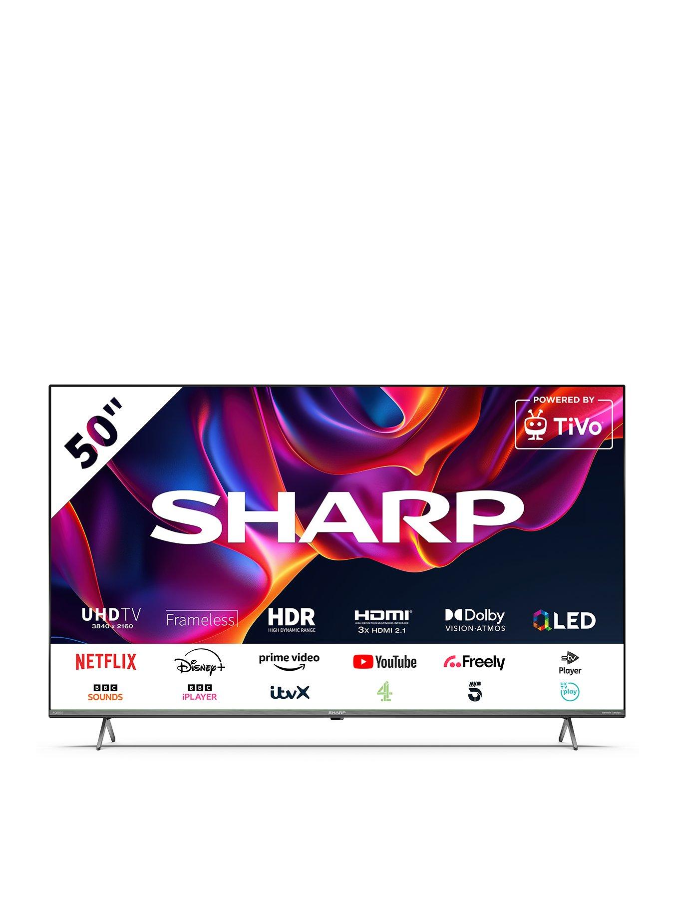 Sharp 50GM6245K 50-inch UHD 4K Q-LED Tivo Smart TV with Freely