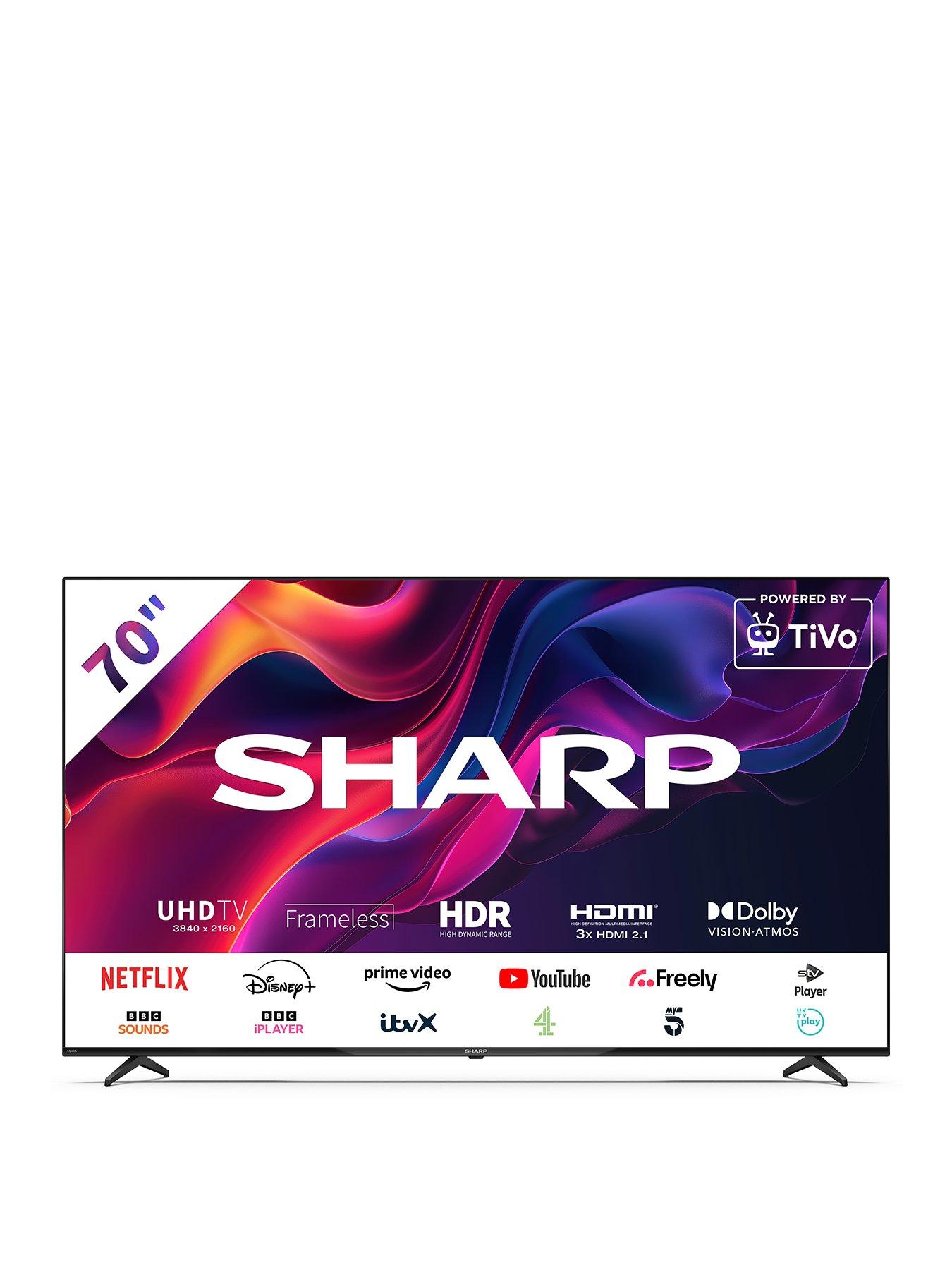Sharp 70GK4245K 70-inch UHD 4K TiVo Smart TV with Freely