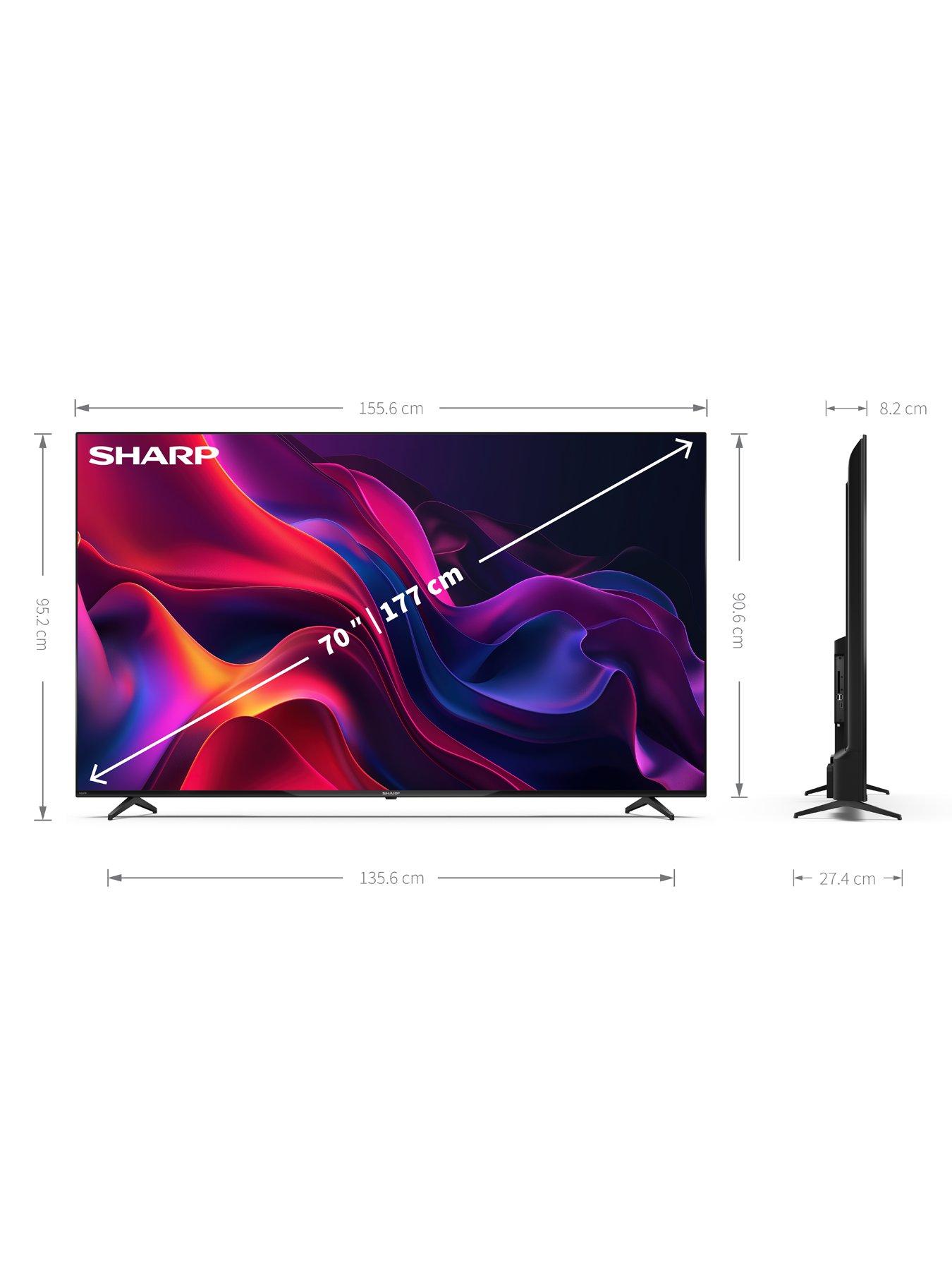 Image 4 of 7 of Sharp GK4245K 70-inch 4K Ultra HD Smart TV with Freely- 70GK4245K