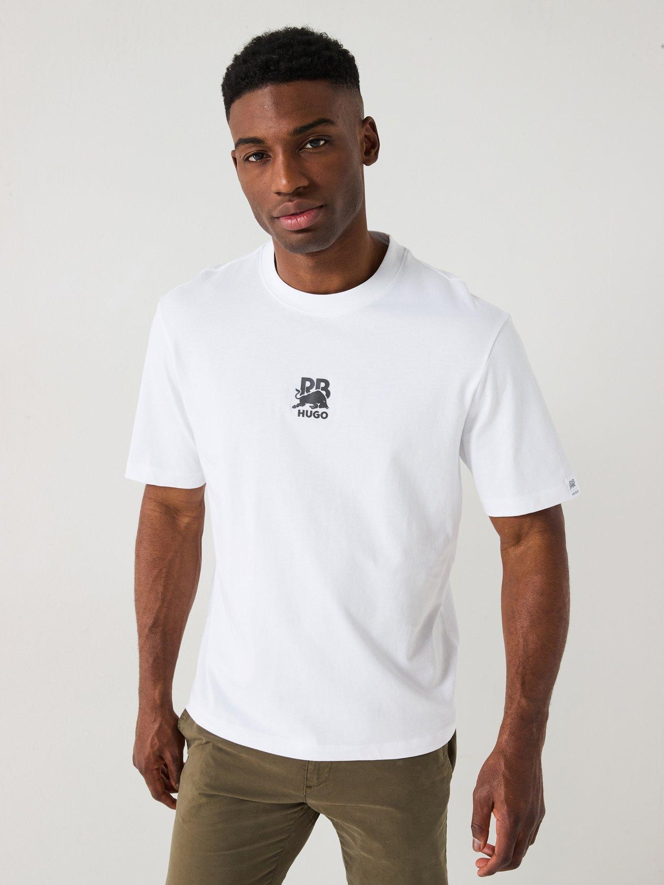 undefined X RB Deckies Carbon Fibre Small Logo T-Shirt- White