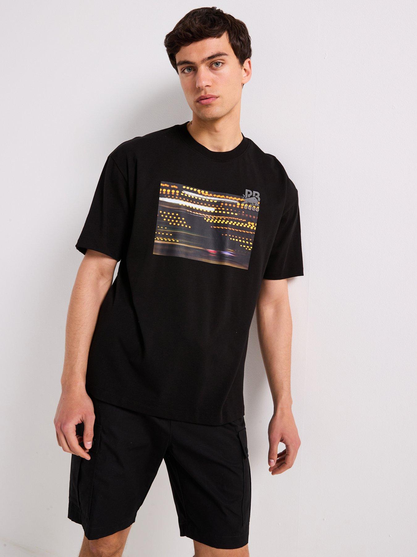 undefined X RB Daveley Racing Lights Graphic T-Shirt - Black