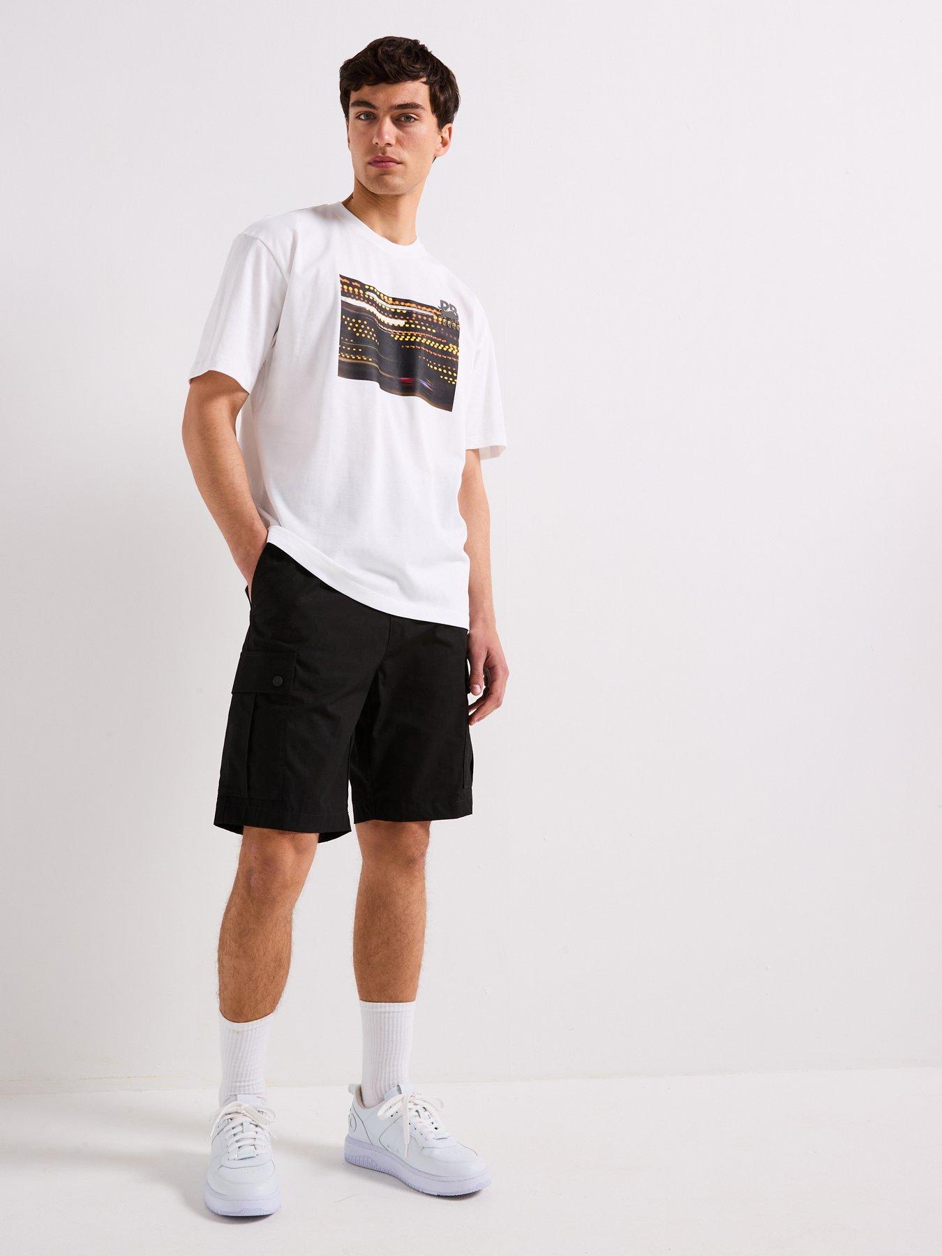 Image 3 of 5 of HUGO X RB Daveley Racing Lights Graphic T-Shirt - White