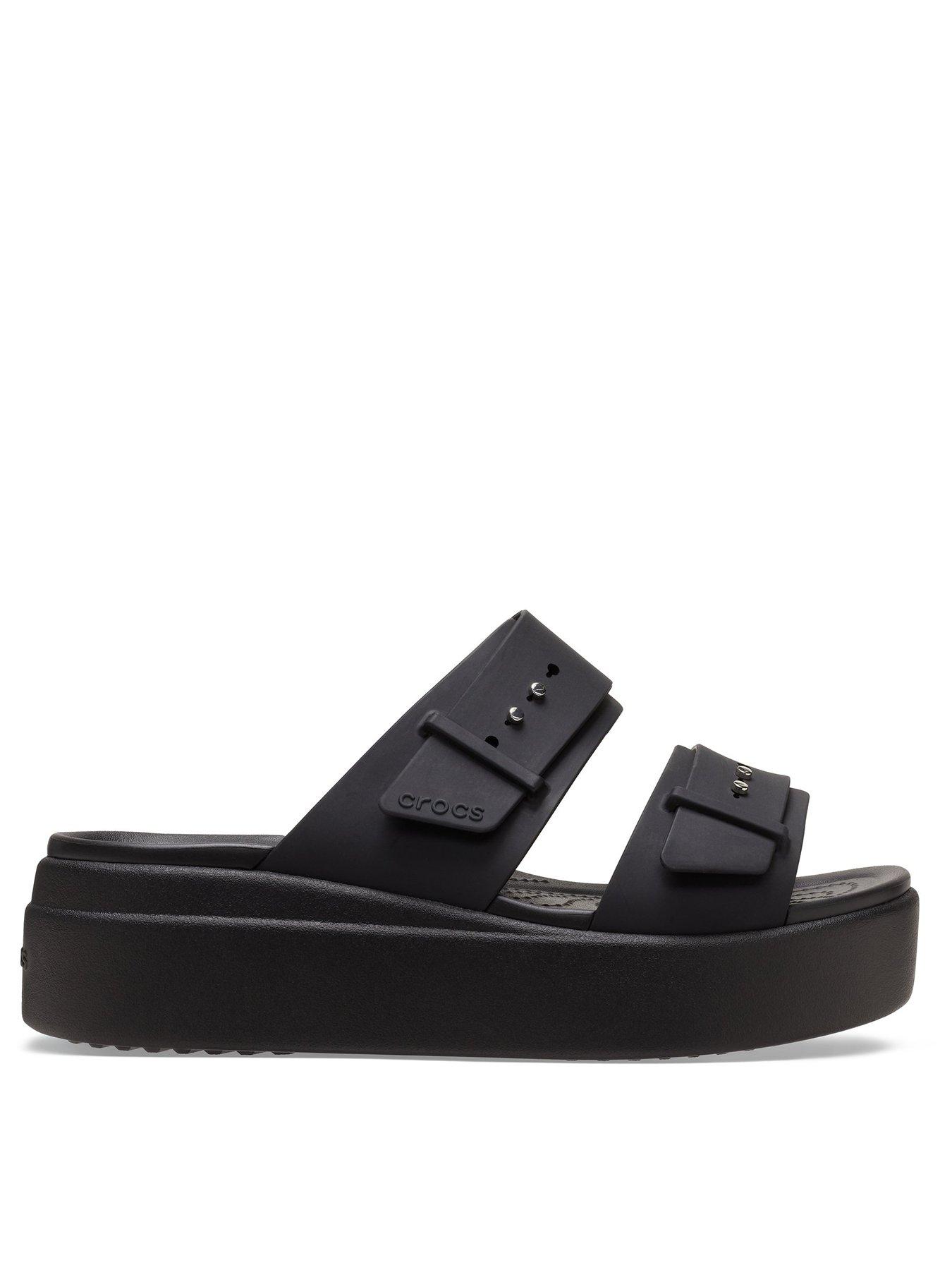 undefined Brooklyn Buckle Low Wedge- Black