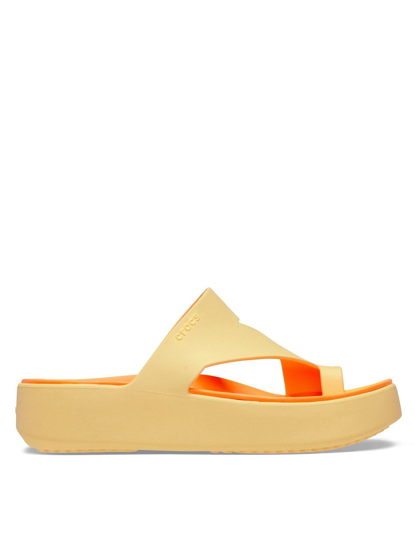 Crocs Getaway Platform Toe Loop Sandal - Orange