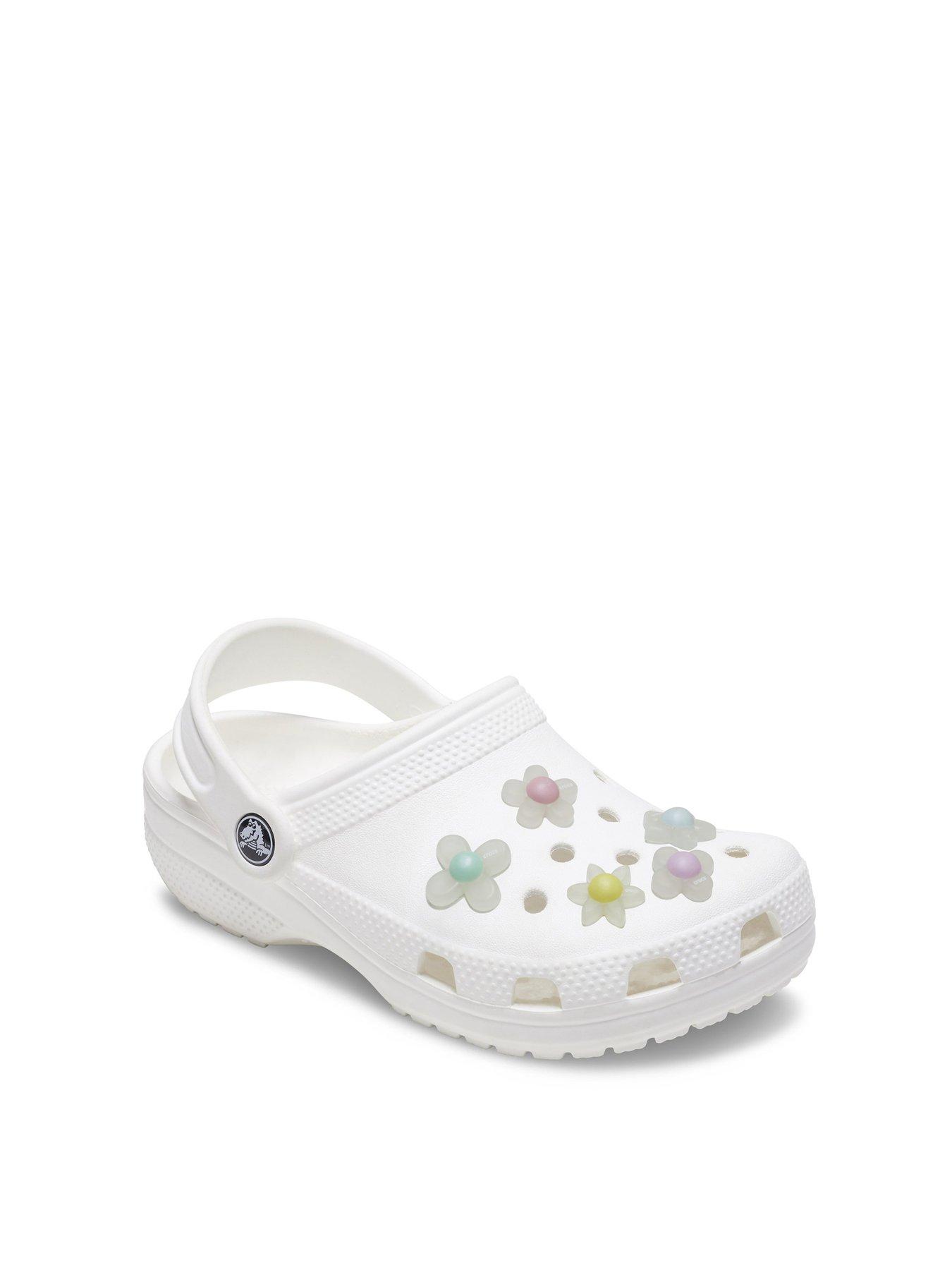 Image 2 of 4 of Crocs Iridescent Flowers 5 Pack Jibbitz - Multi