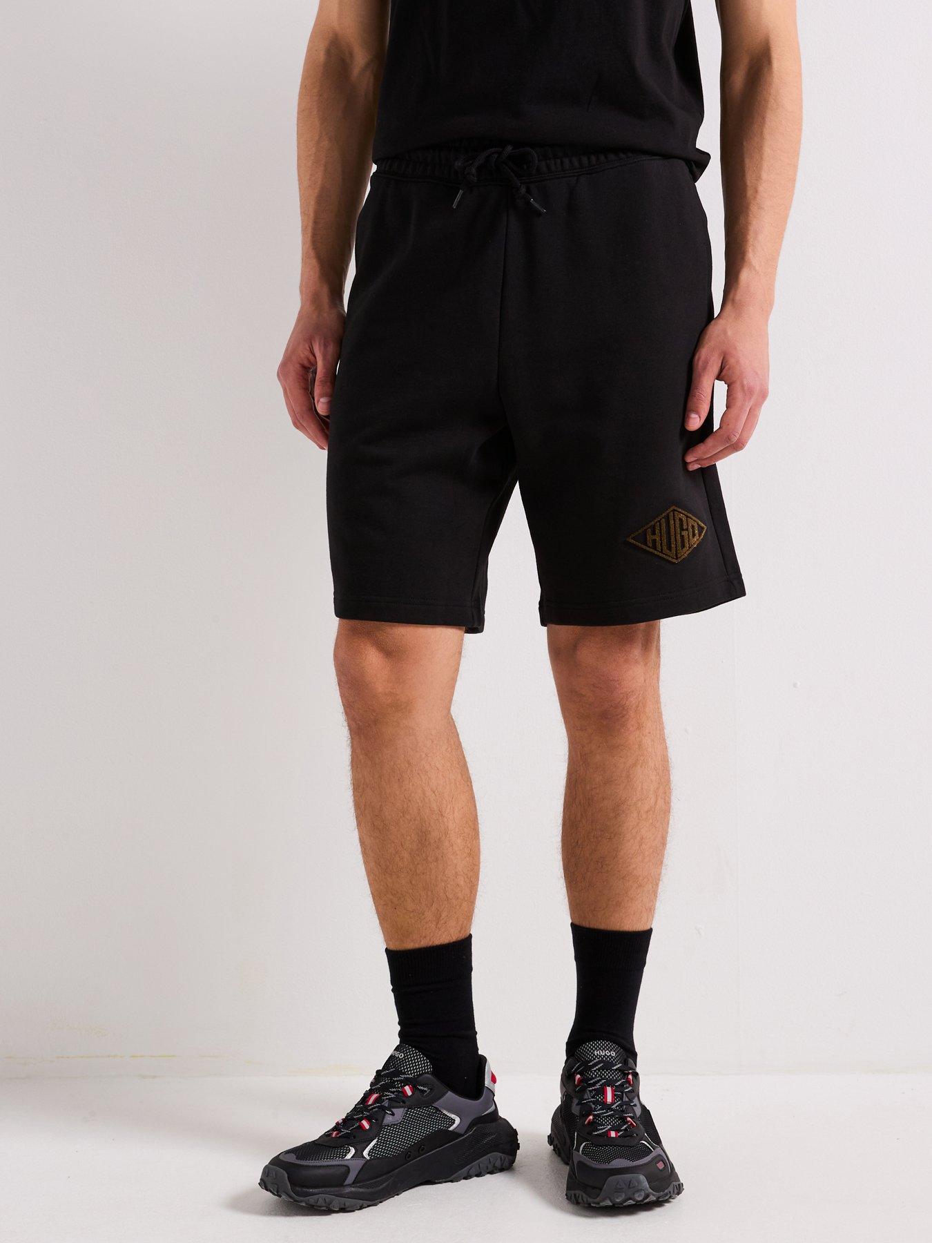 undefined Damtus Geo Logo Jersey Shorts - Black