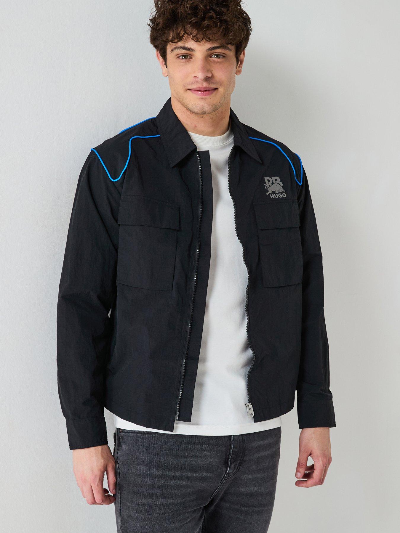 undefined Xrb Eselio Nylon Overshirt - Black