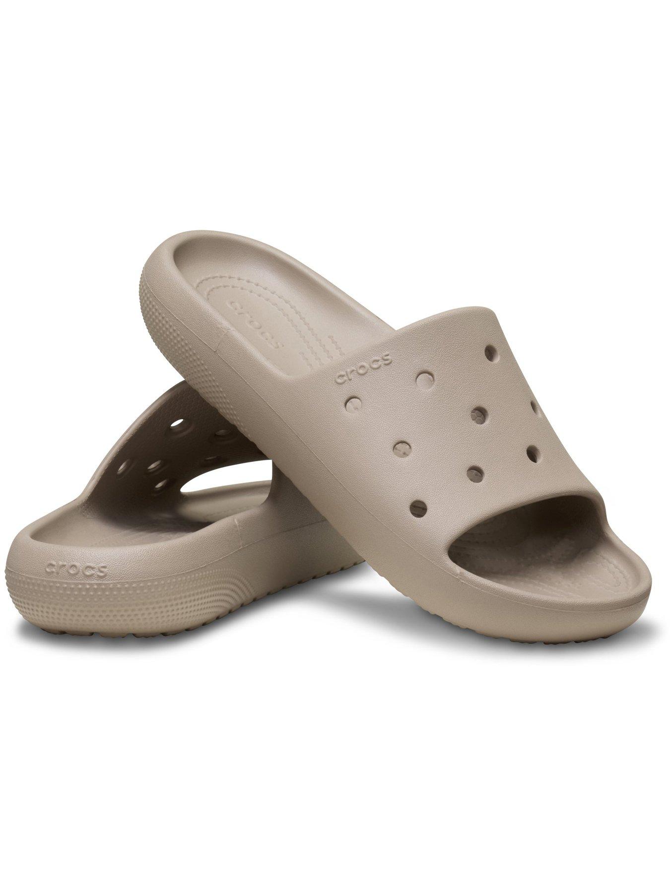 Image 6 of 6 of Crocs Classic Slide V2 - Taupe
