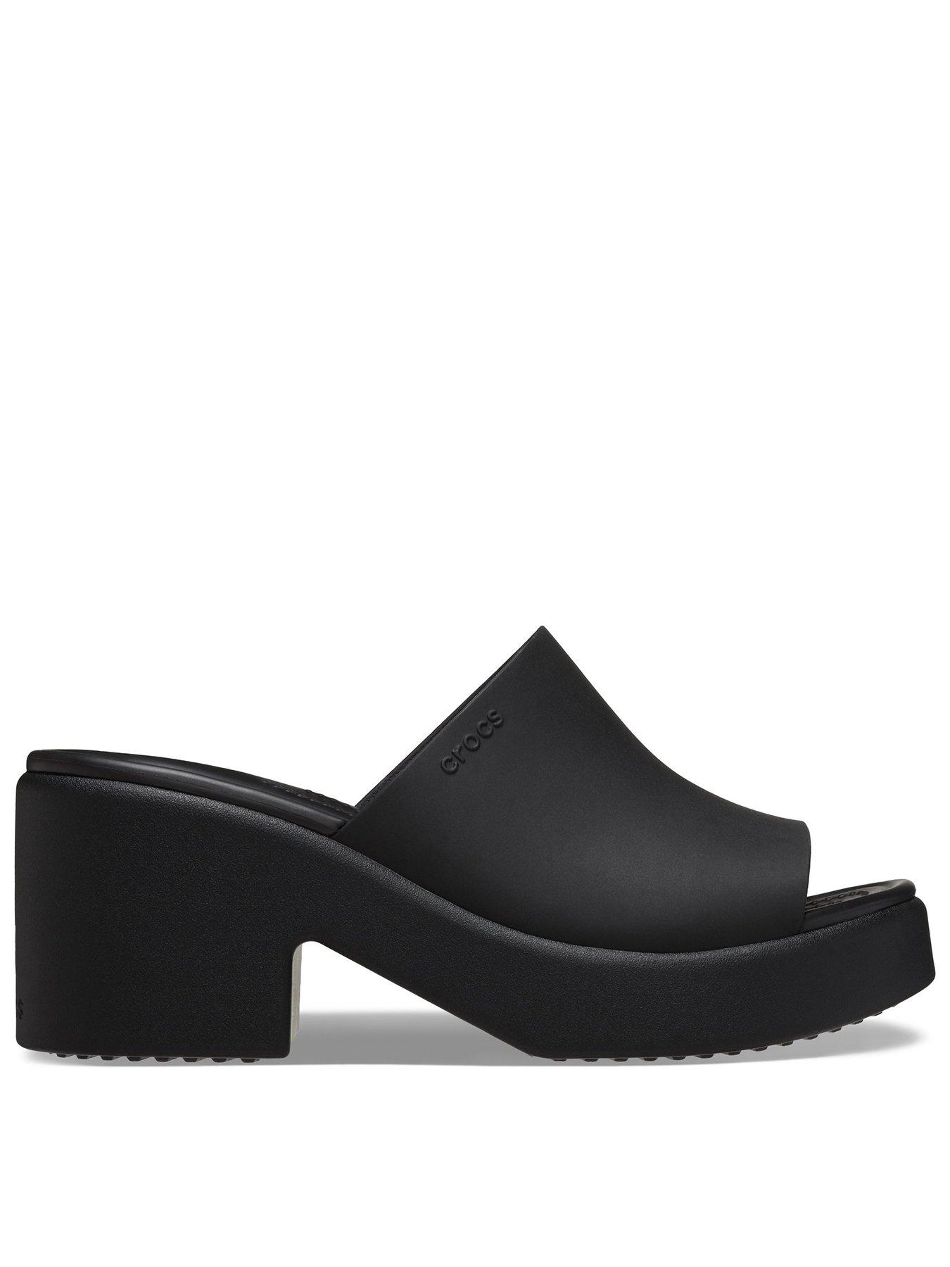 Crocs Brooklyn Heeled Slide - Black