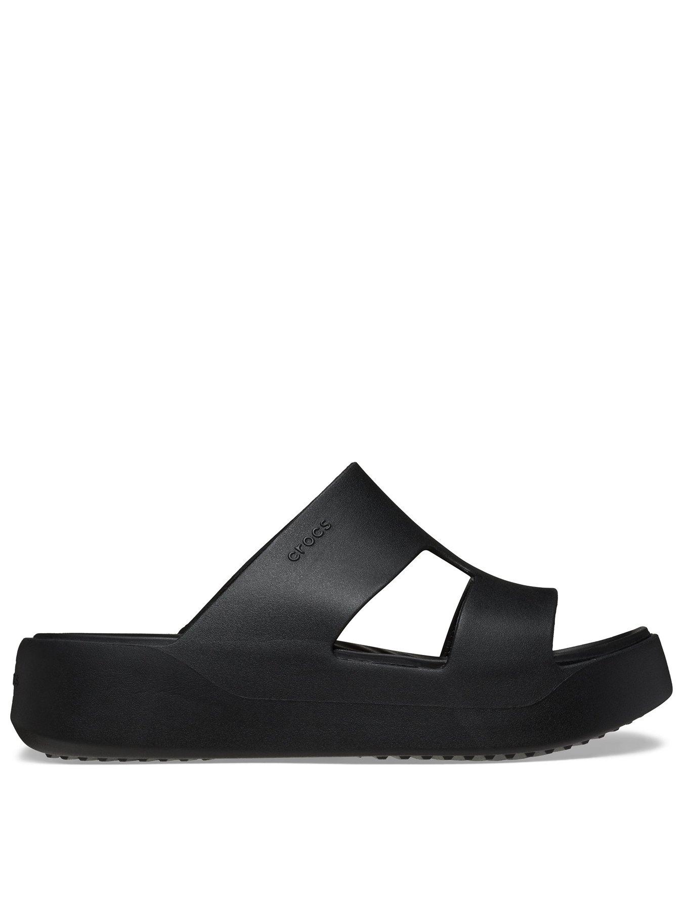 Image 1 of 6 of Crocs Getaway Platform Sandal - Black