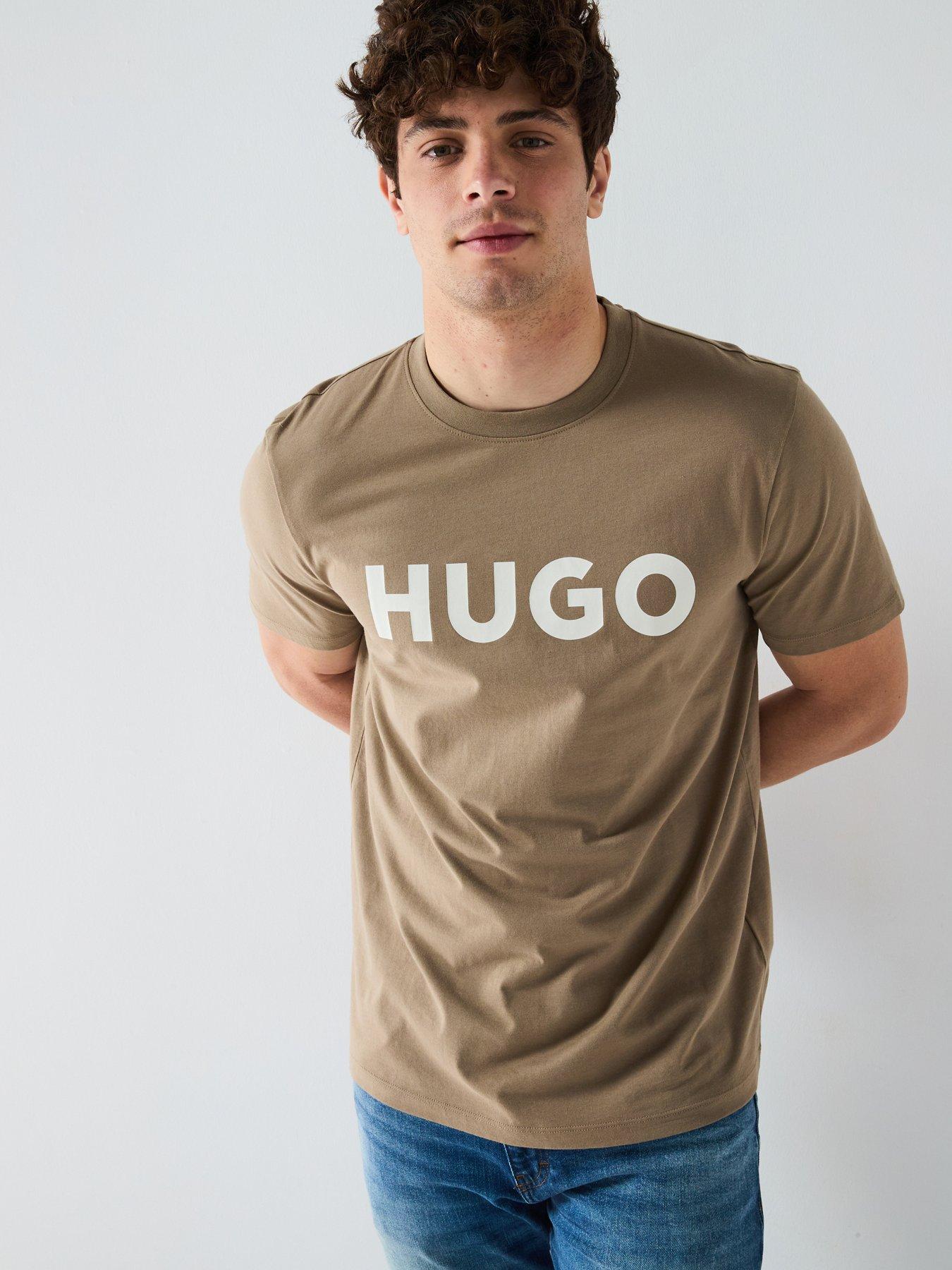 undefined Dulivio Regular Fit Large Logo T-Shirt - Medium Brown