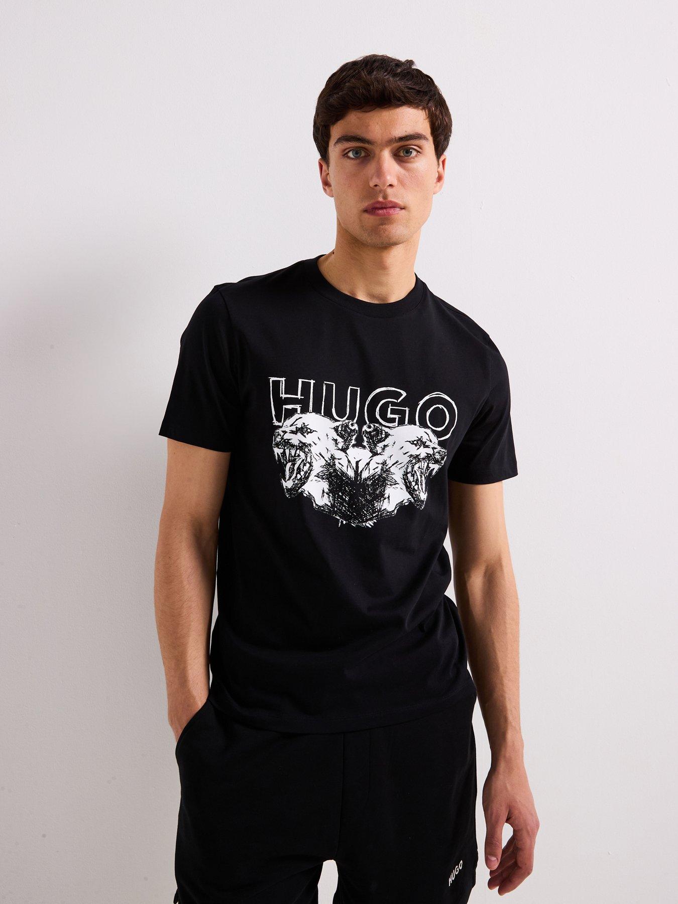 undefined Durro Hyena Sketch Logo T-Shirt- Black