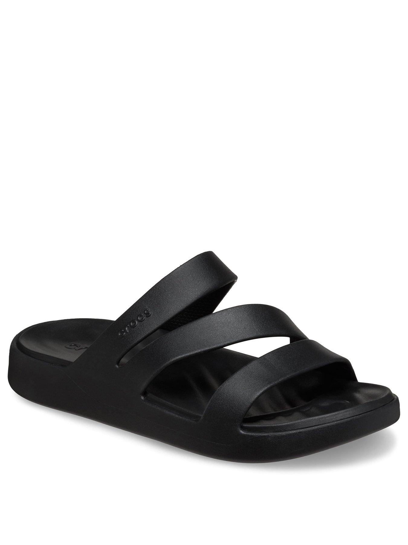 Image 2 of 6 of Crocs Getaway Strappy Sandal - Black