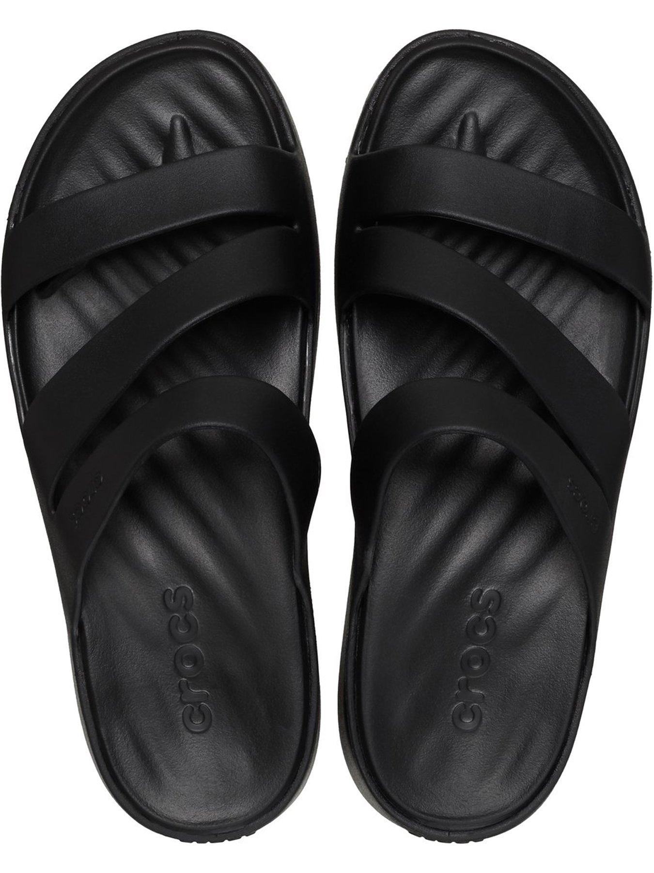 Image 4 of 6 of Crocs Getaway Strappy Sandal - Black