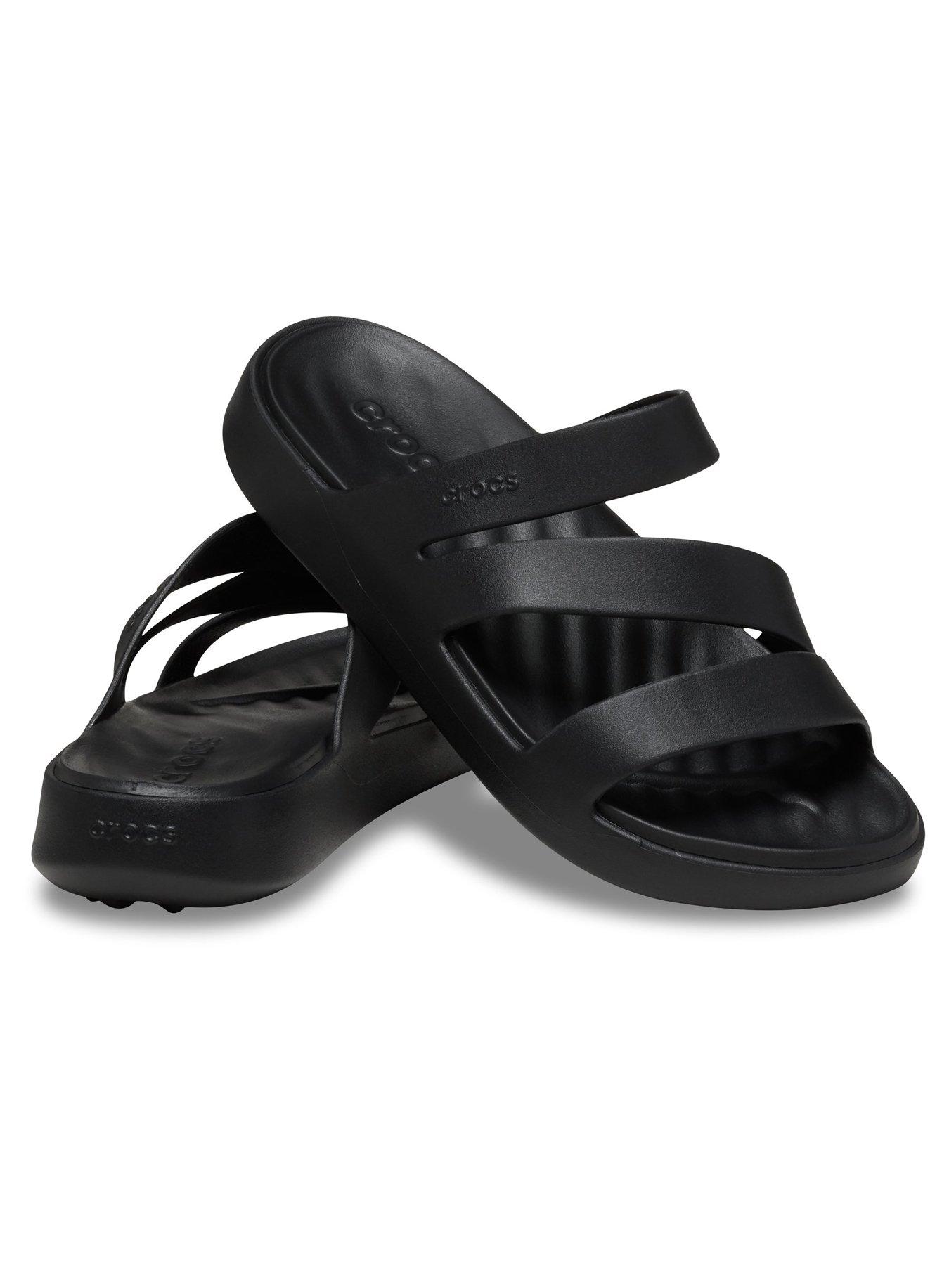 Image 6 of 6 of Crocs Getaway Strappy Sandal - Black