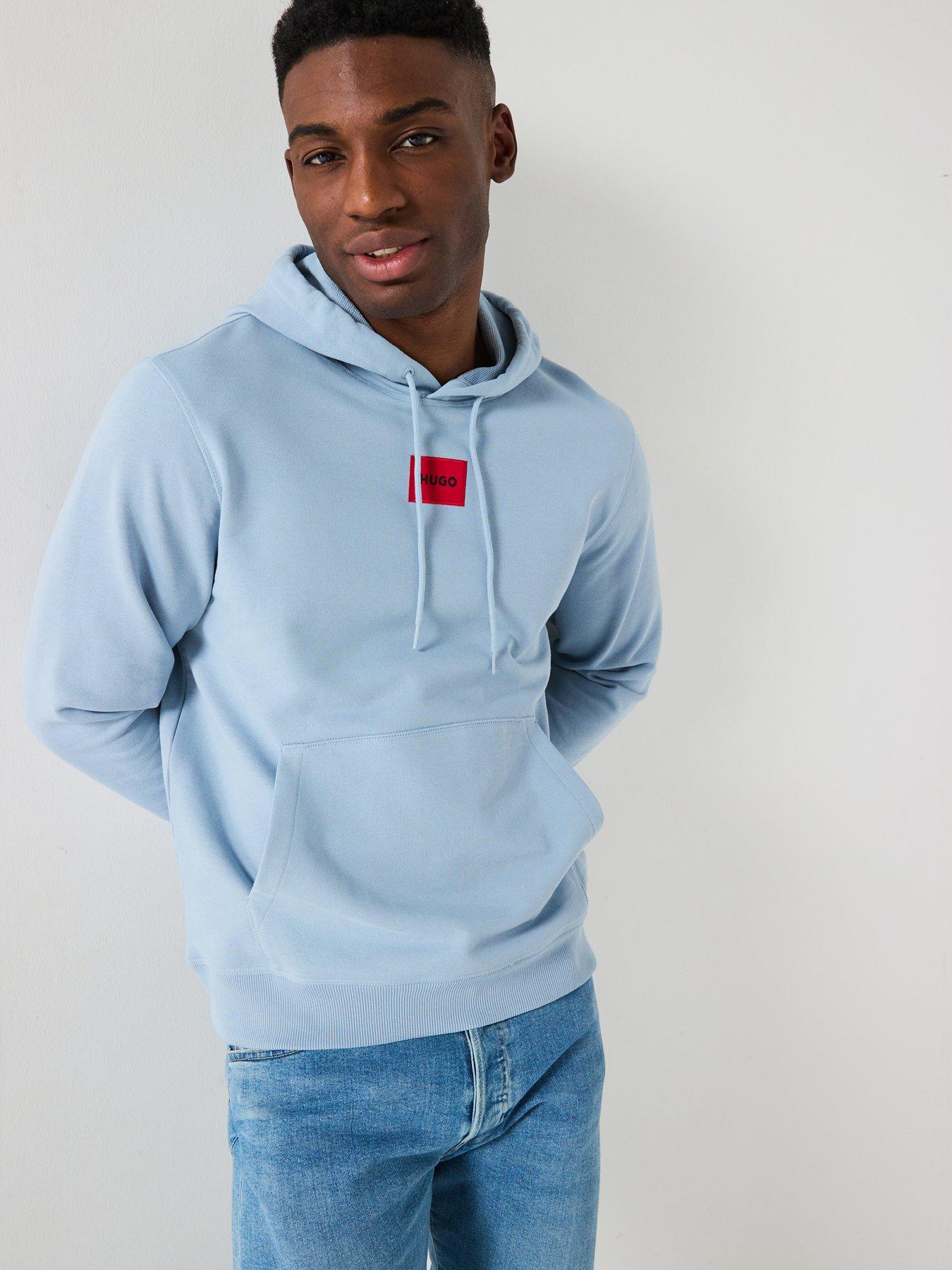 undefined Daratschi214 Centre Patch Logo Hoodie- Blue