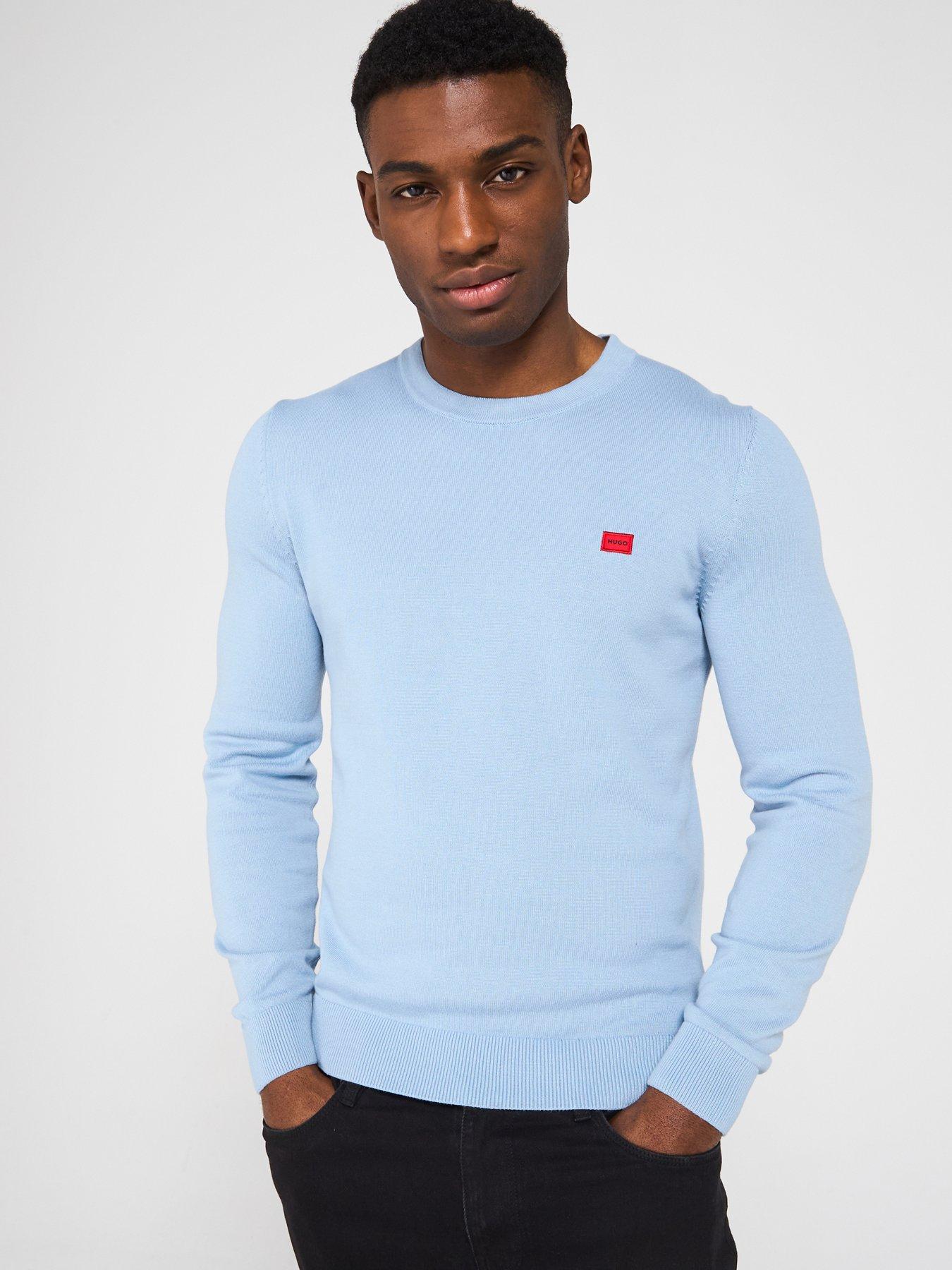 undefined San Cassius-C1 Relaxed Fit Knitted Jumper - Blue