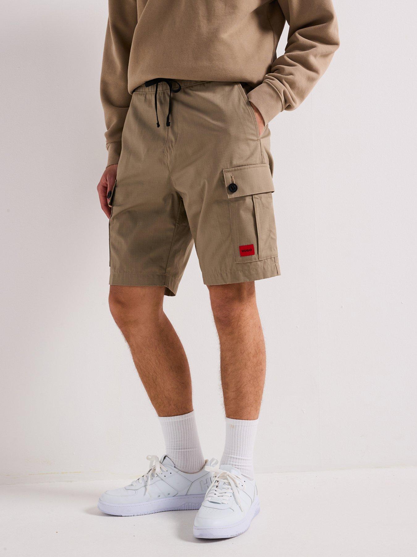 undefined Garlio242 Regular Fit Drawstring Cargo Shorts - Brown