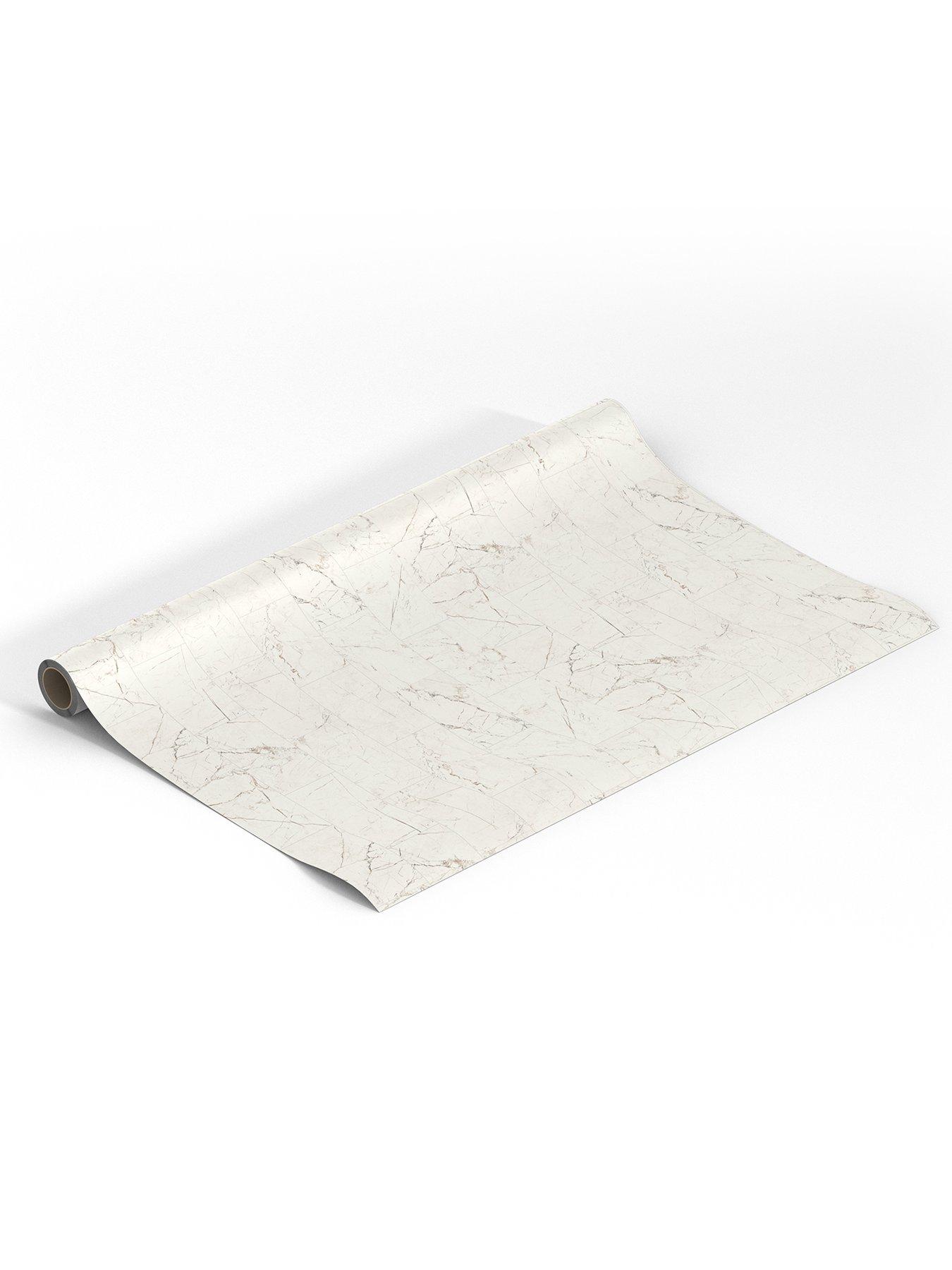 Image 4 of 5 of Homemaker Marble Look Pre-Cut Vinyl Flooring &ndash; 3 x 2 metres
