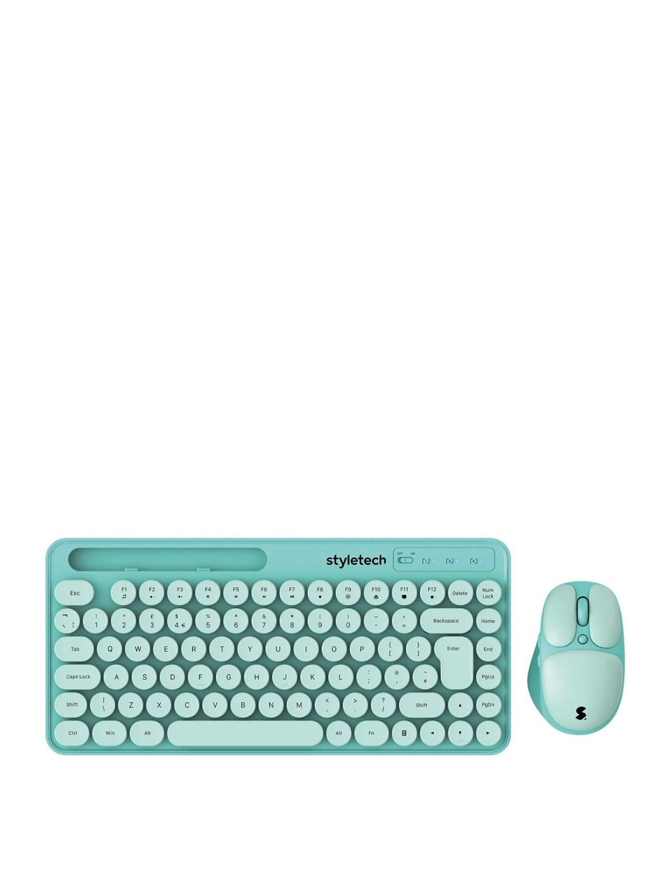 undefined MK520 Wireless Pastel Keyboard and Mouse Bundle - Mint