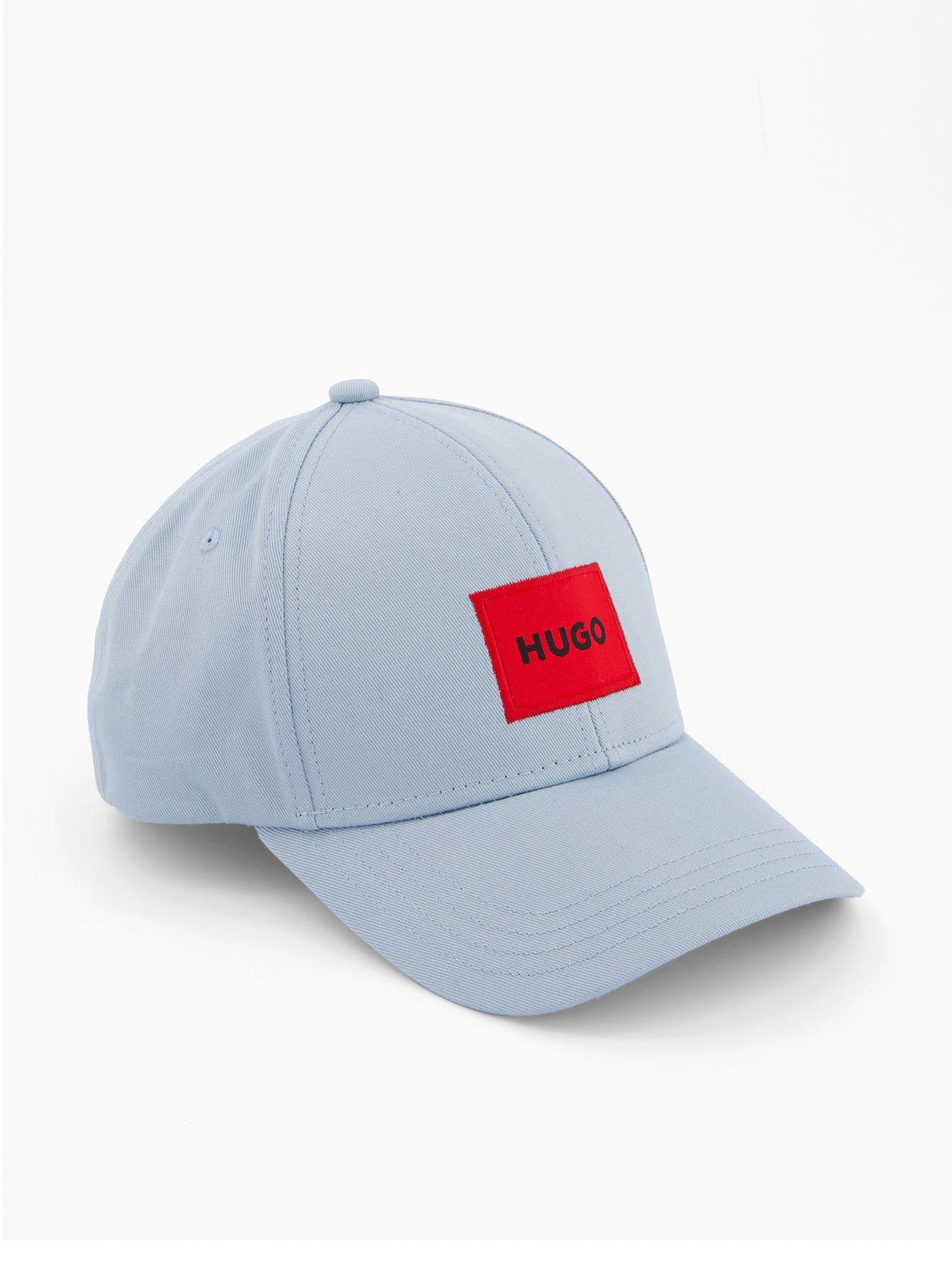 Image 1 of 4 of HUGO Men-X Badge Logo Cap - Open Blue