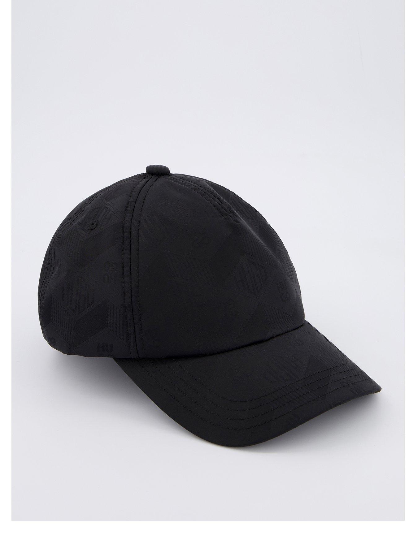undefined Jude-M Jaquard Geo Monogram Cap- Black