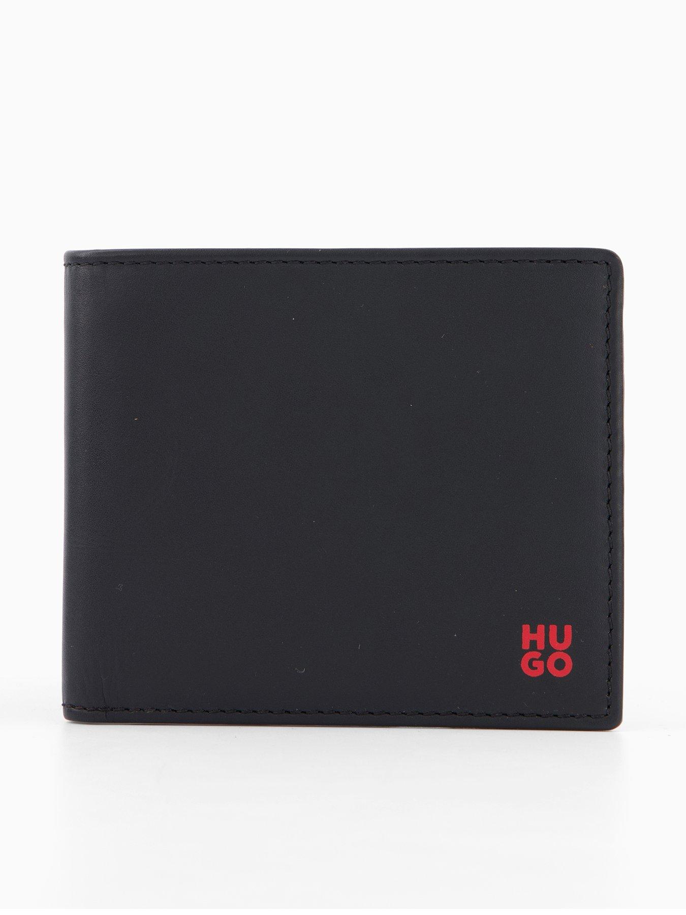 Image 1 of 4 of HUGO Tibby 4Cc Leather Wallet - Black
