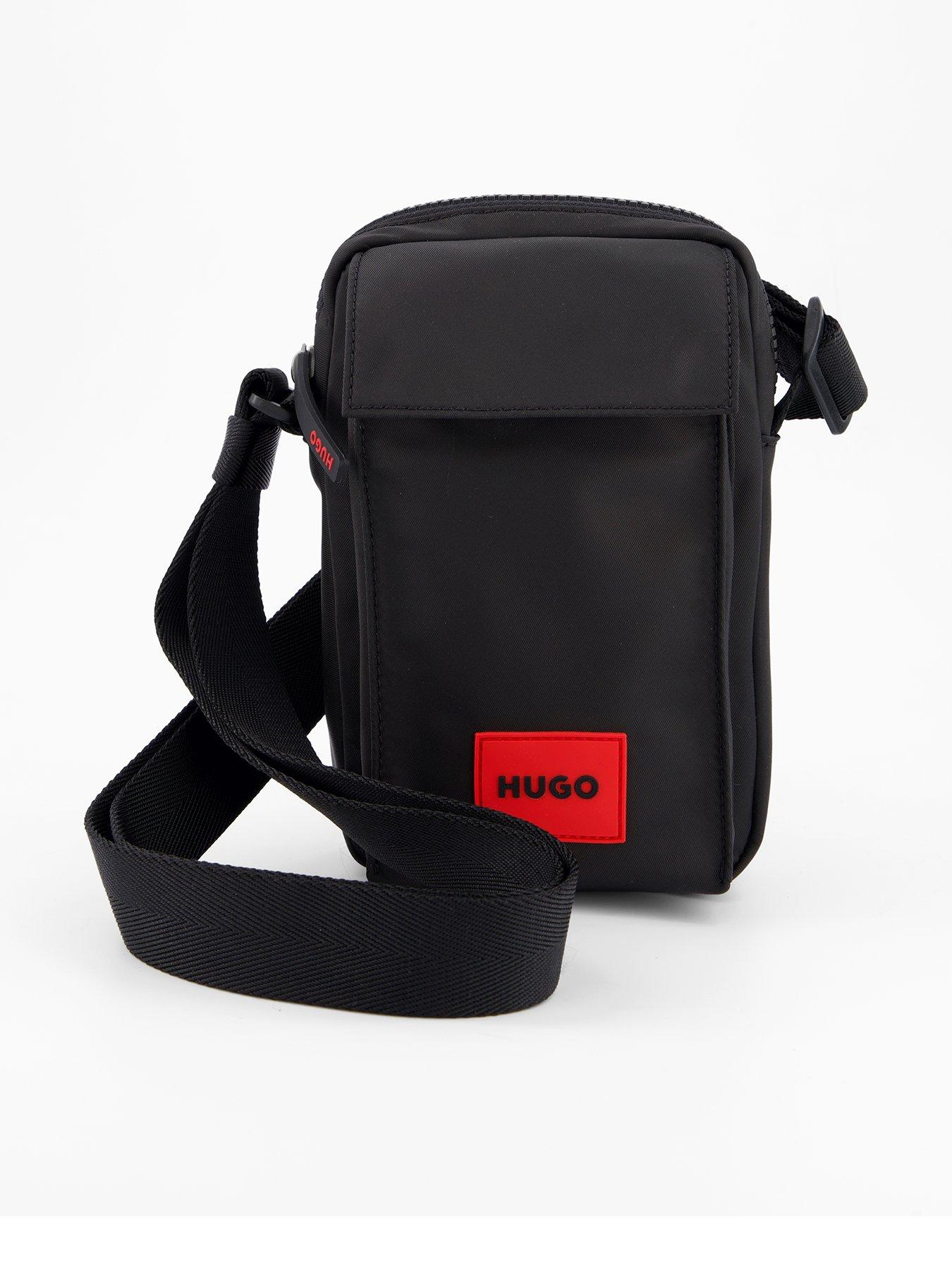 undefined Ethon 2.0 Red Patch Logo Crossbody Bag - Black